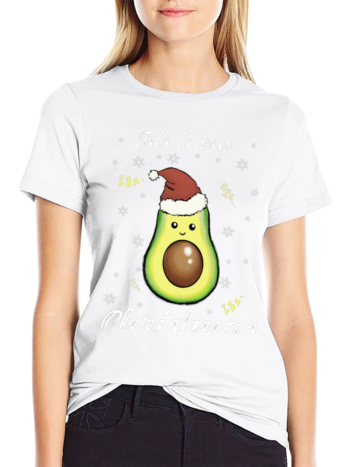 Avocado Christmas T-Shirt: Holiday Fun!