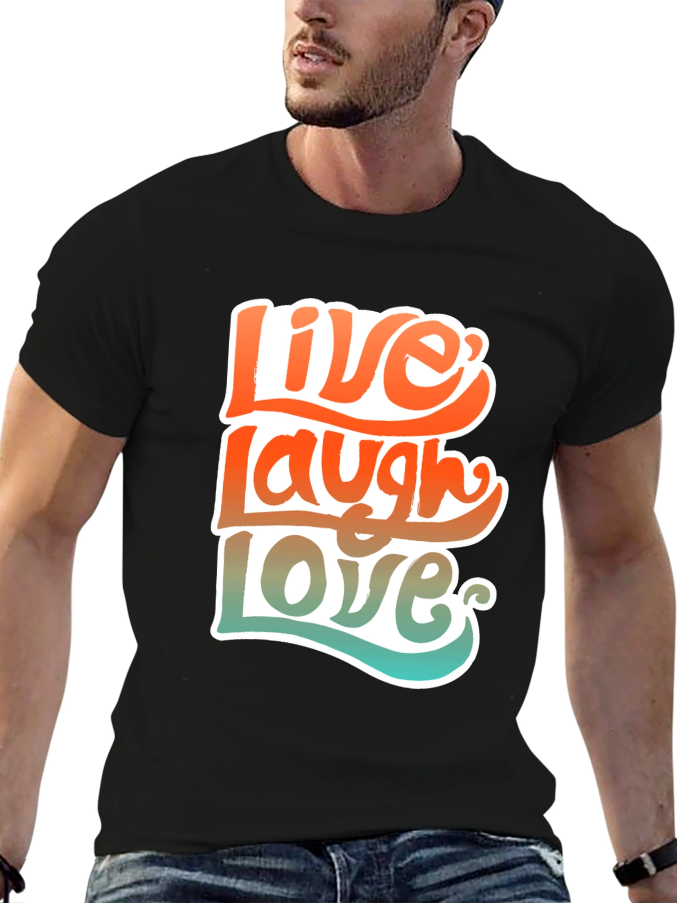 Live Laugh Love Graphic Tee - Comfort Fit