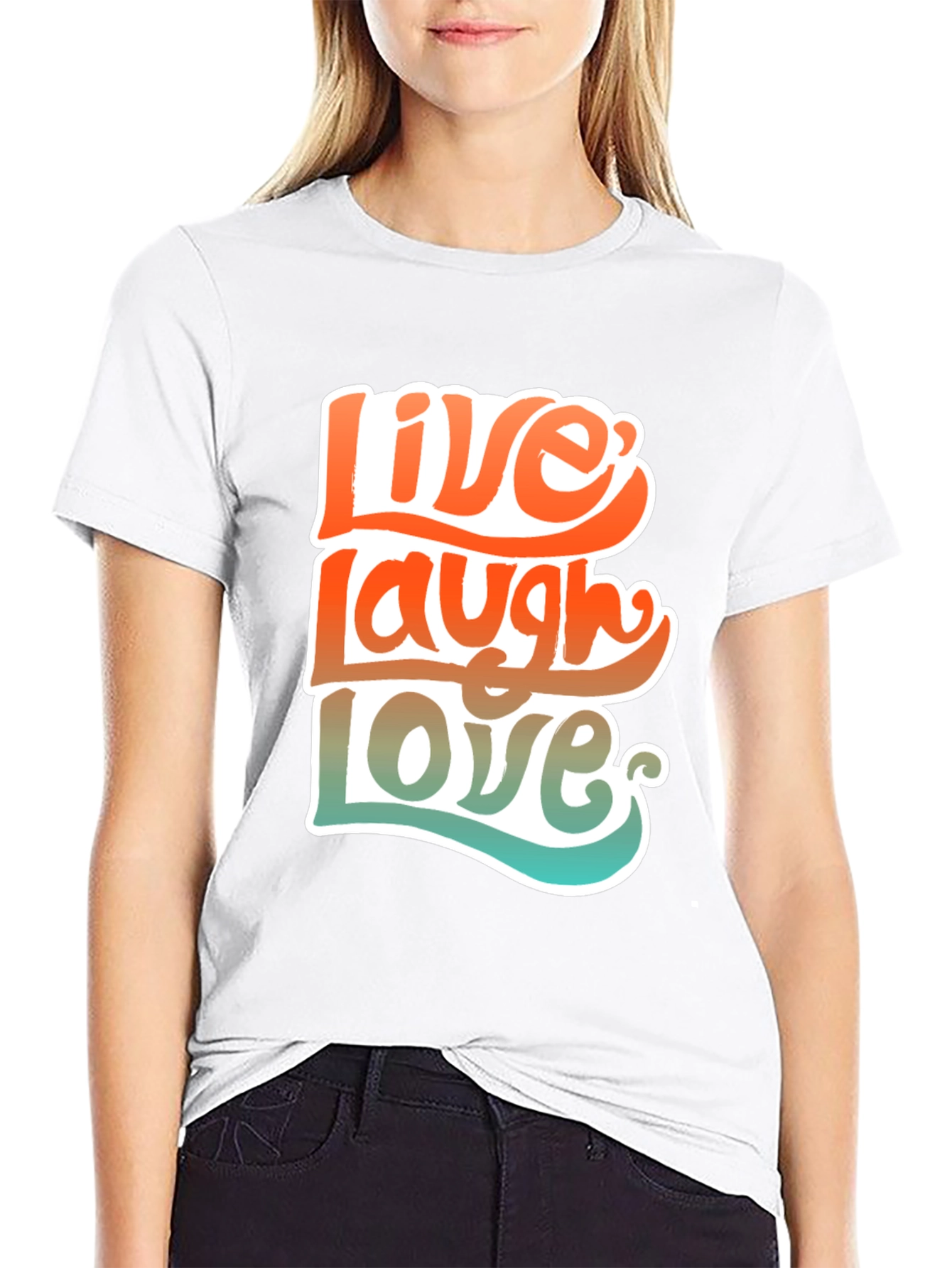 Live Laugh Love Graphic Tee - Comfort Fit