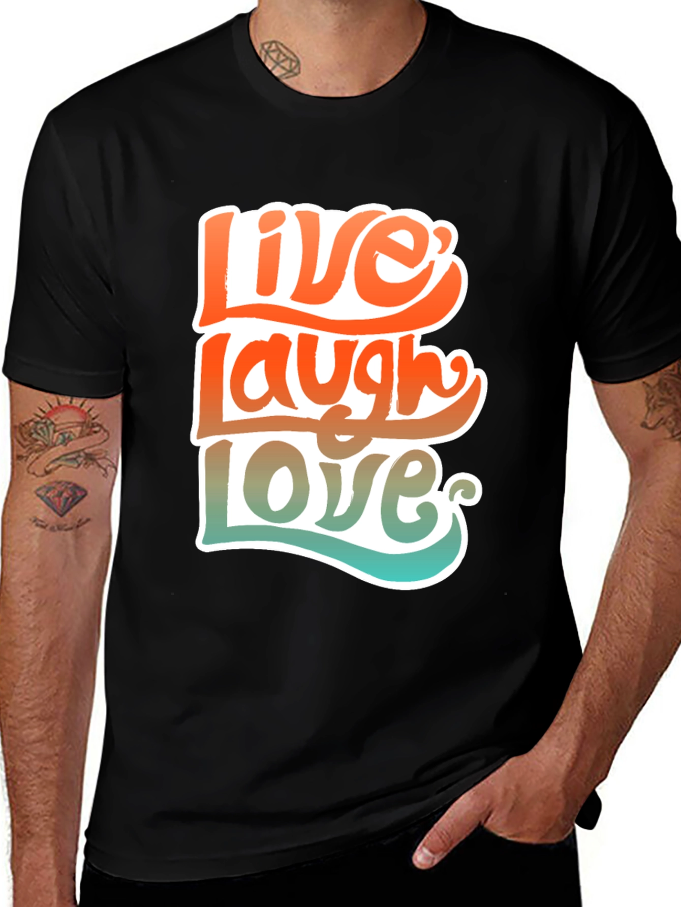 Live Laugh Love Graphic Tee - Comfort Fit