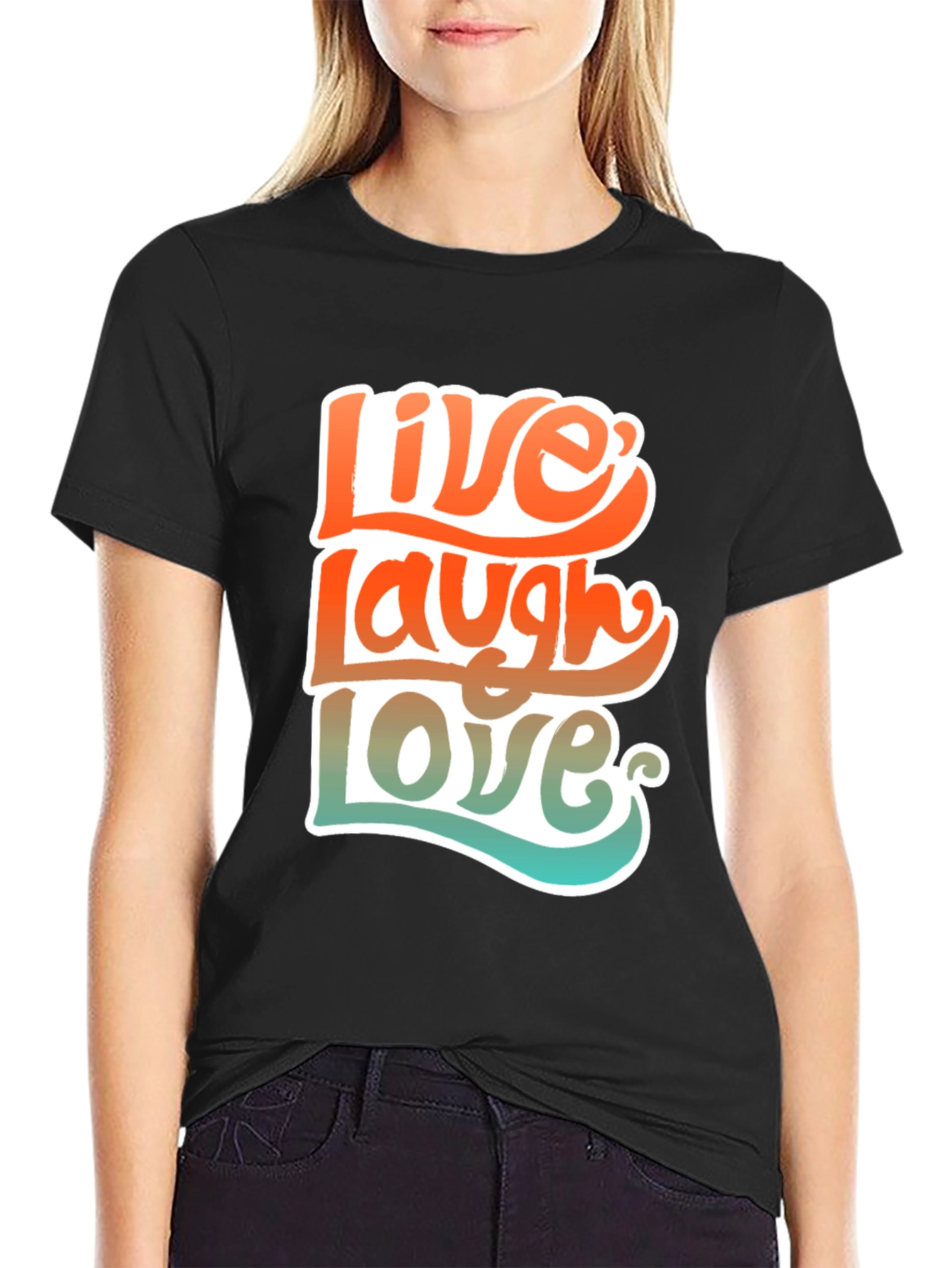 Live Laugh Love Graphic Tee - Comfort Fit