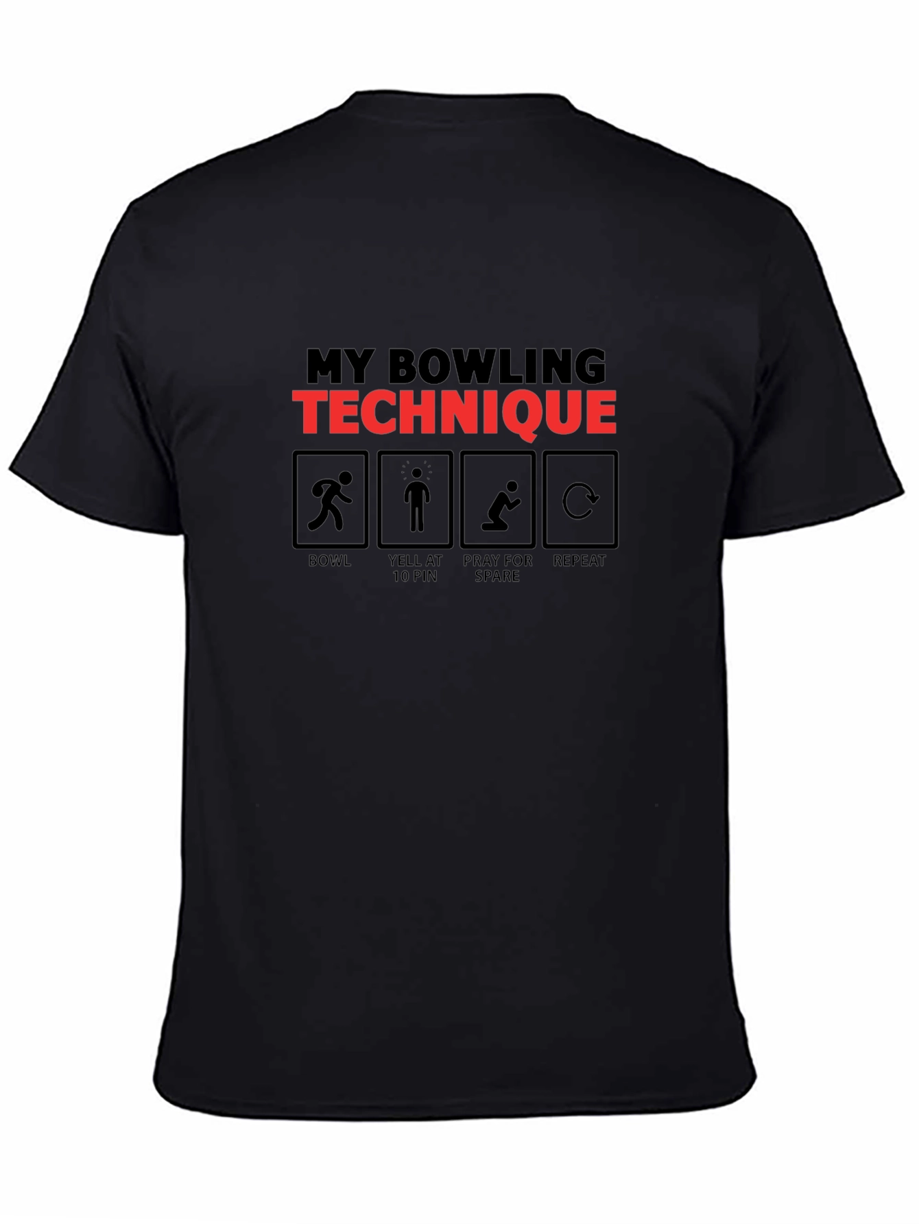 Bowling Technique T-Shirt - Funny Bowler Gift Tee