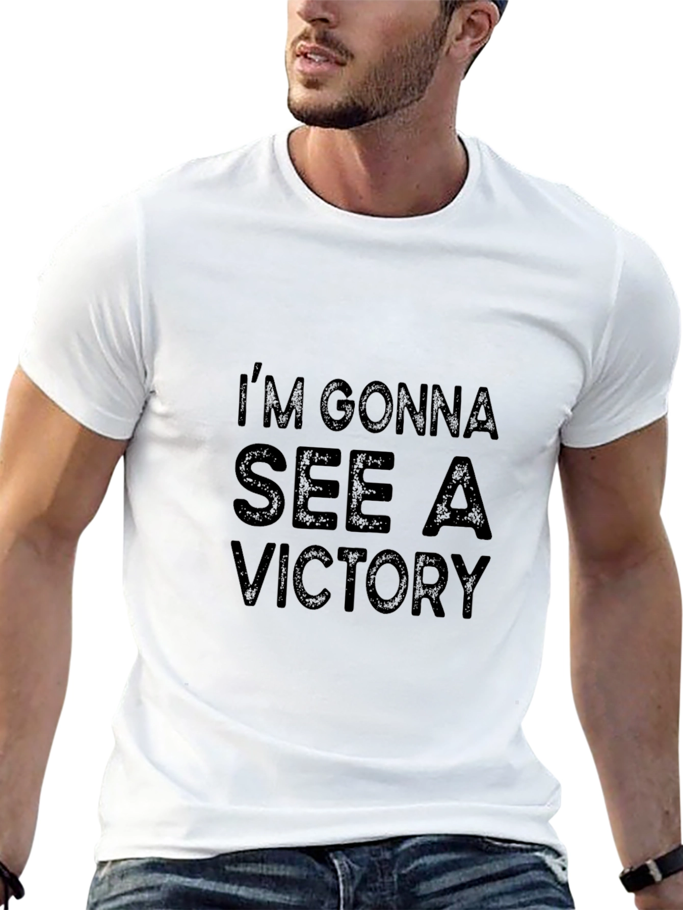 Im Gonna See A Victory Black T-Shirt
