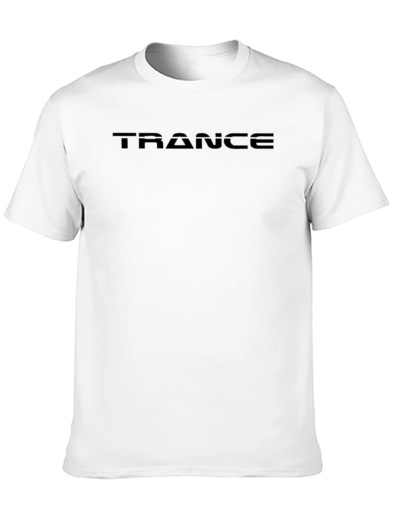 Trance Music Black Graphic T-Shirt