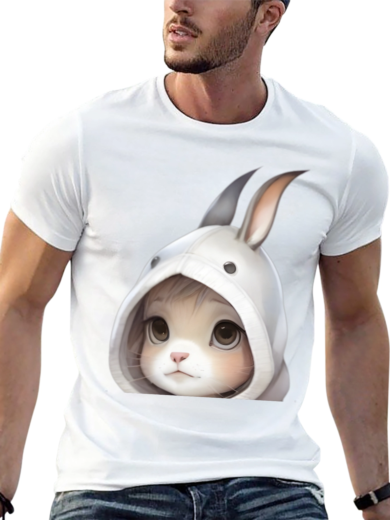 Cute Cartoon Bunny T-Shirt