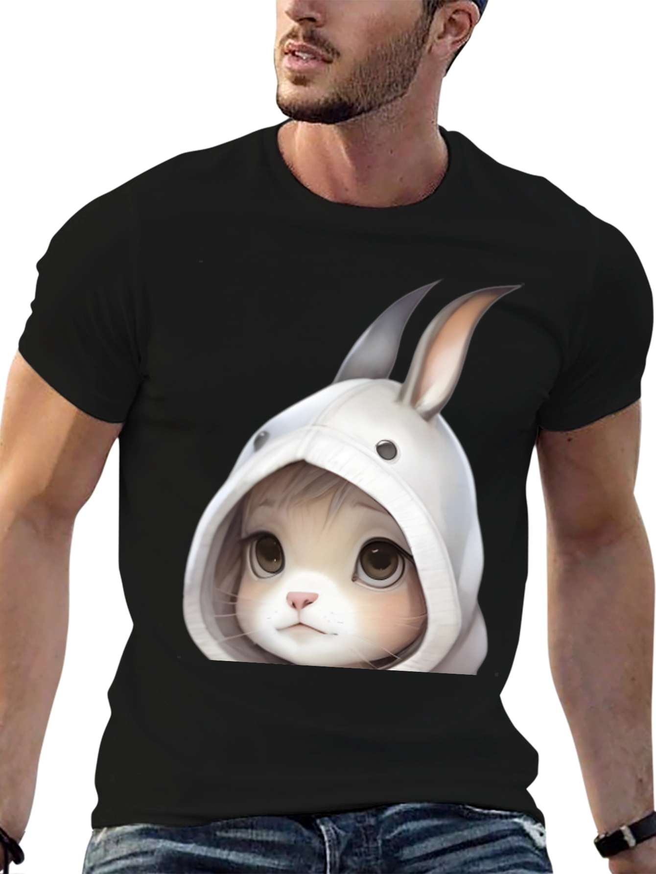 Cute Cartoon Bunny T-Shirt