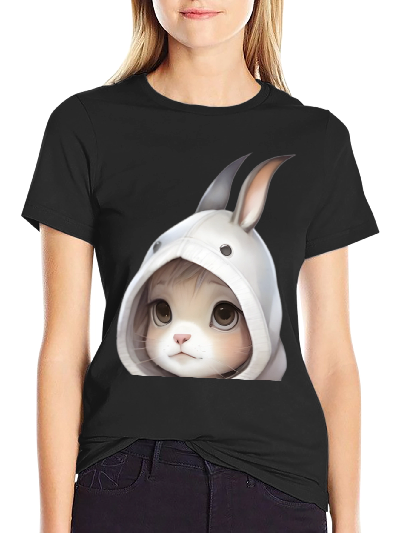 Cute Cartoon Bunny T-Shirt