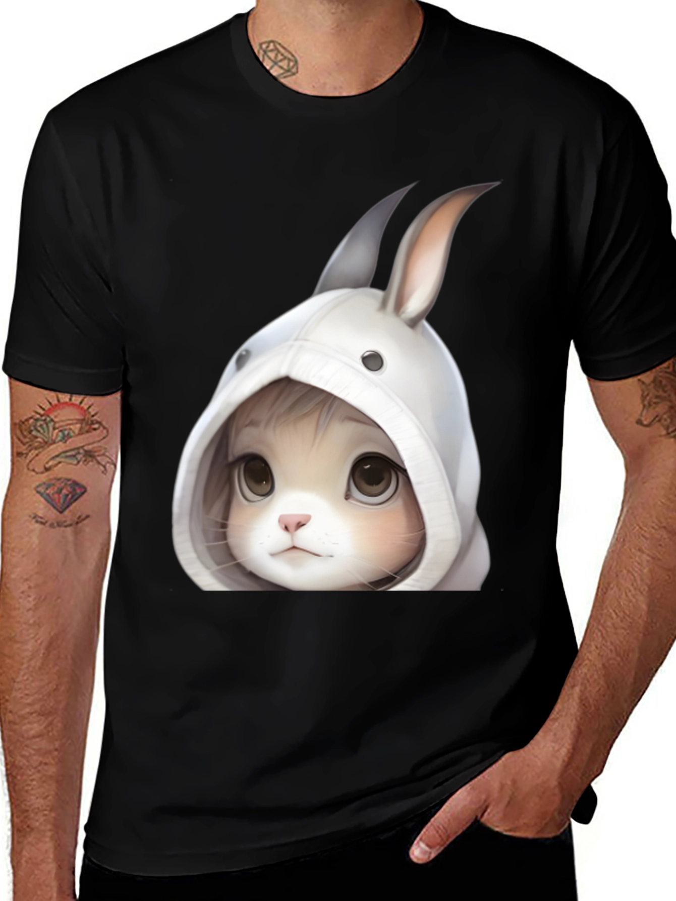 Cute Cartoon Bunny T-Shirt