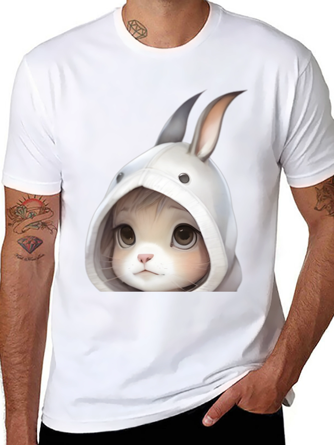 Cute Cartoon Bunny T-Shirt