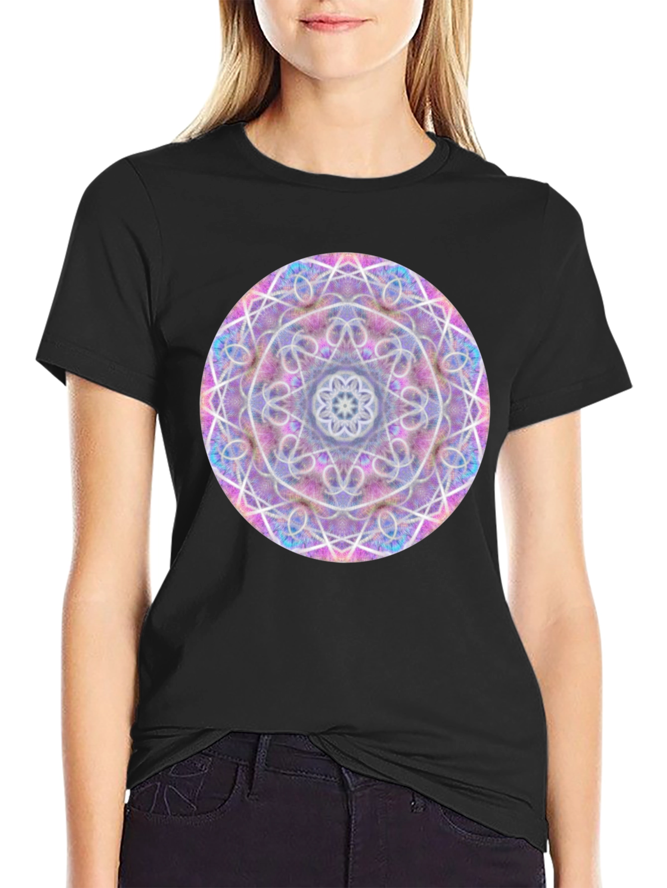 Mandala Graphic Black T-Shirt - Stylish & Unique Design