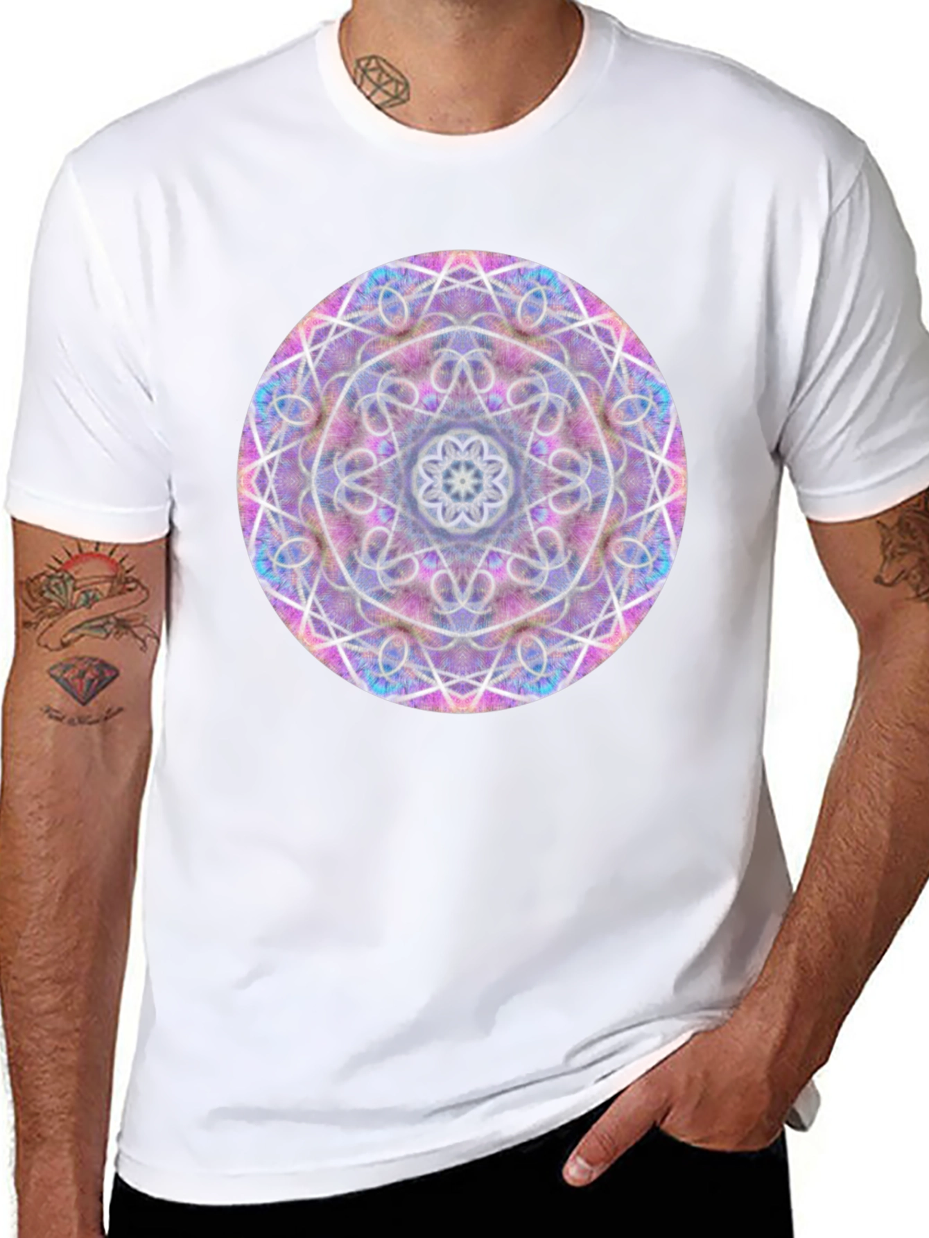Mandala Graphic Black T-Shirt - Stylish & Unique Design