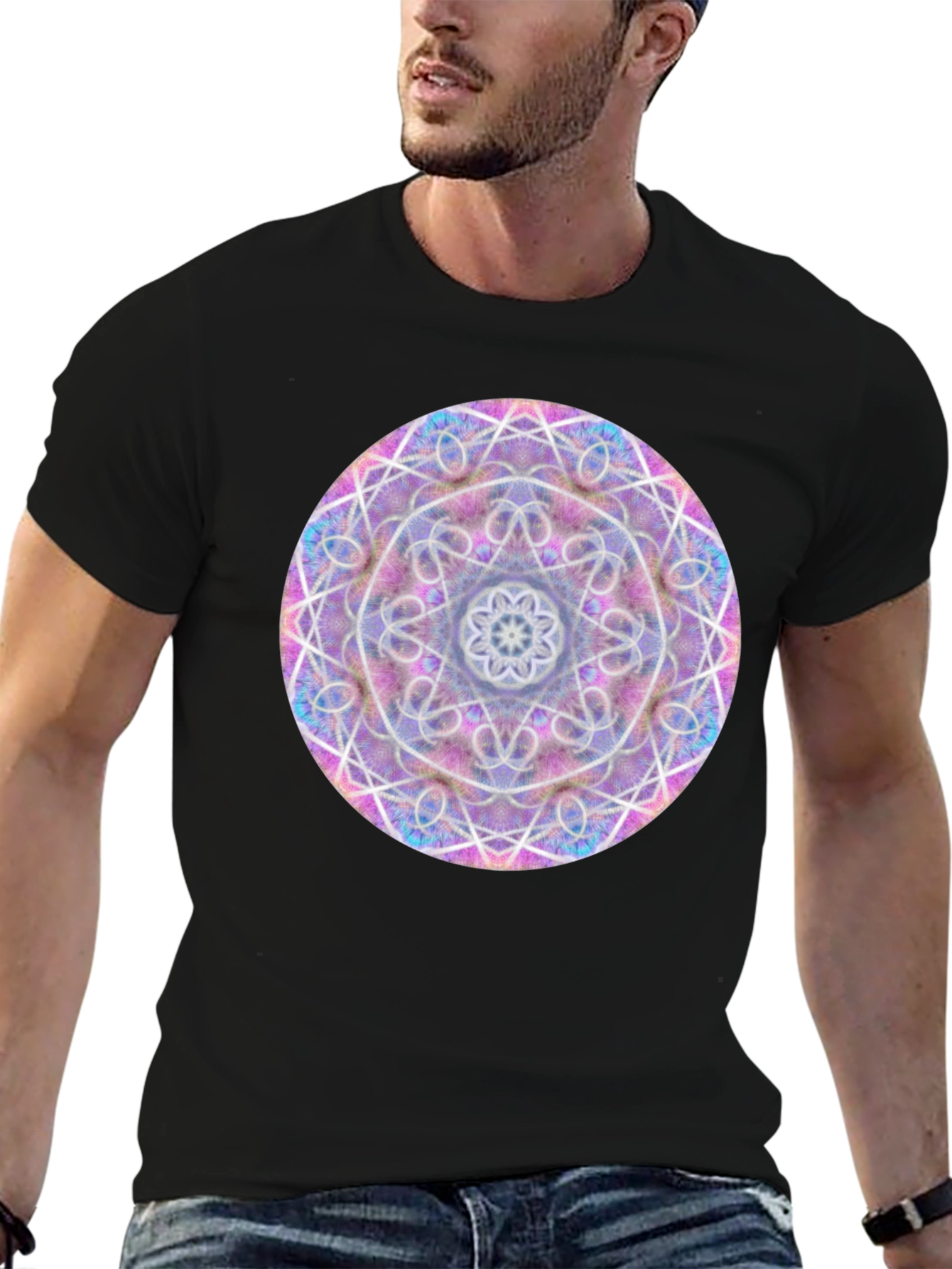 Mandala Graphic Black T-Shirt - Stylish & Unique Design