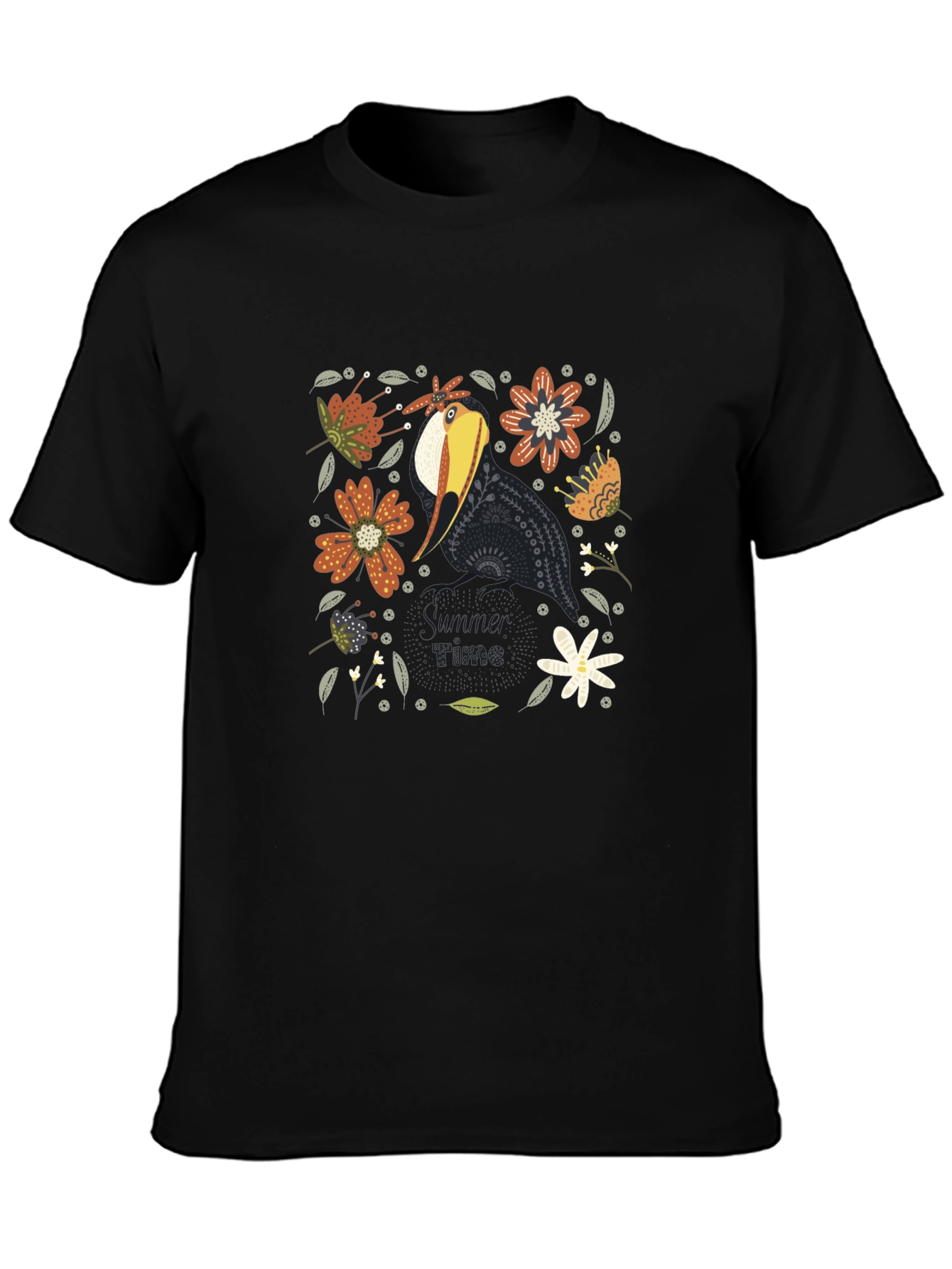 Summer Vibes Toucan Graphic Tee