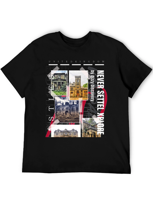 United Kingdom Castles Graphic Tee