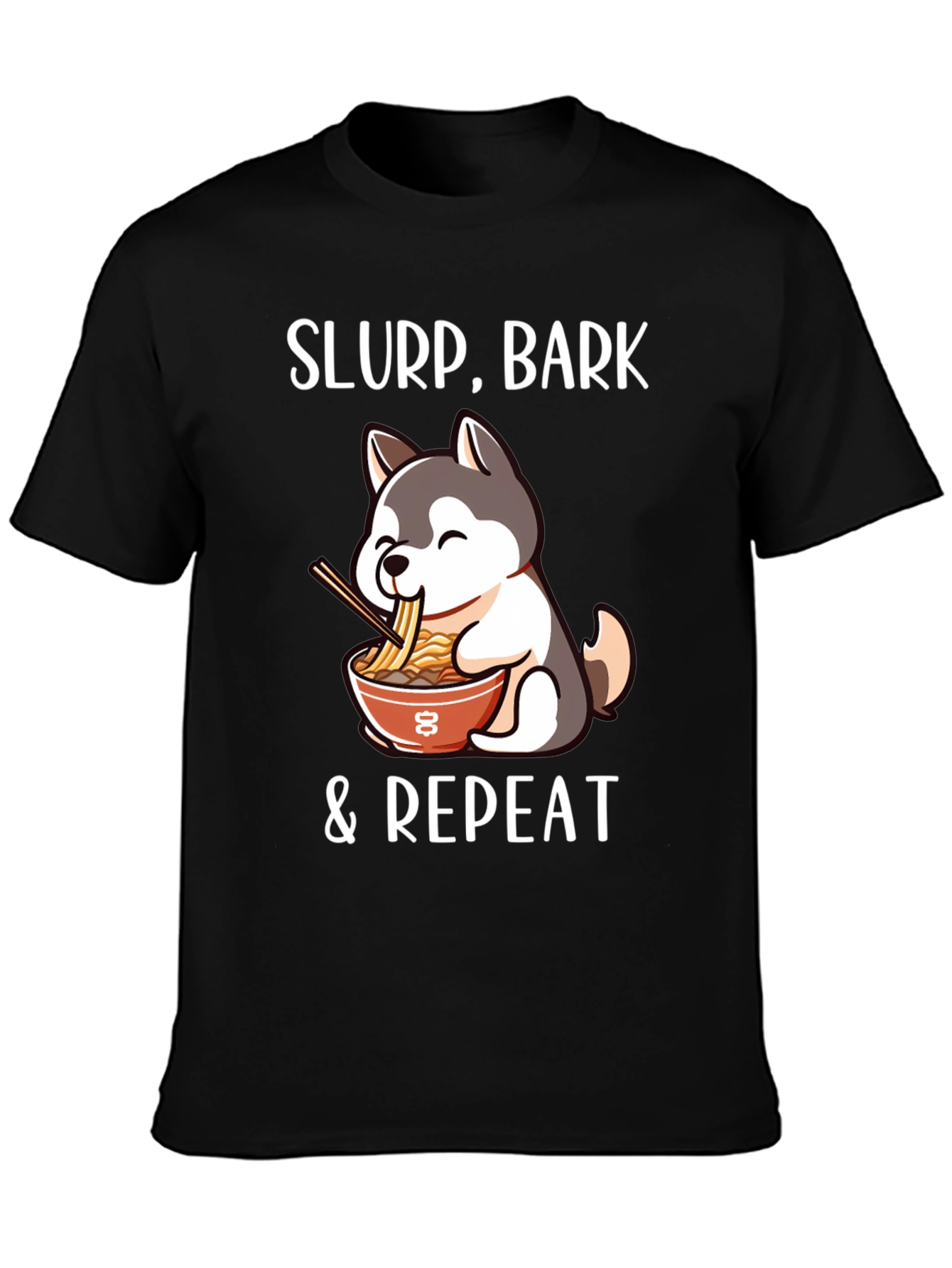 Slurp Bark Repeat Black Graphic Tee