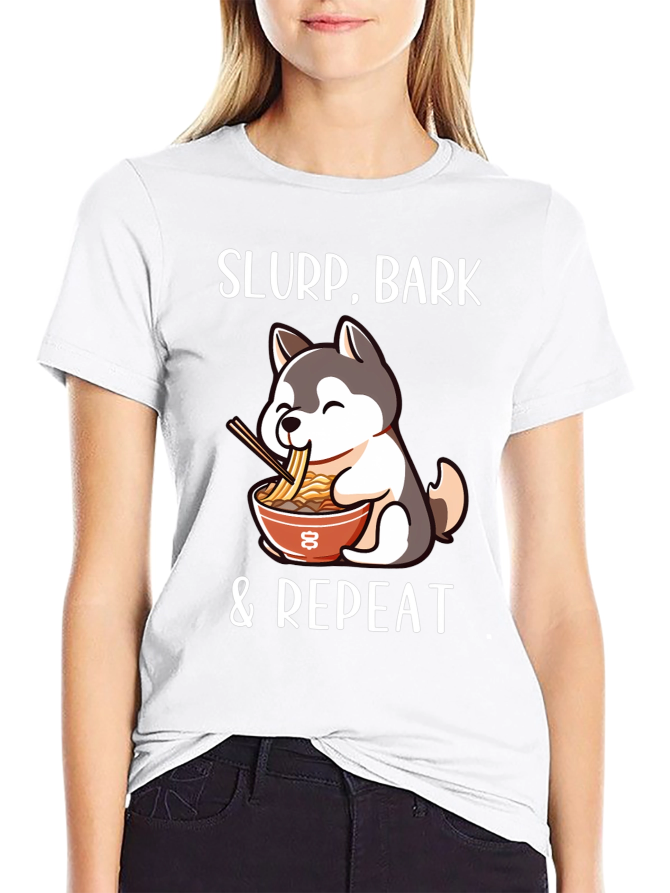 Slurp Bark Repeat Black Graphic Tee