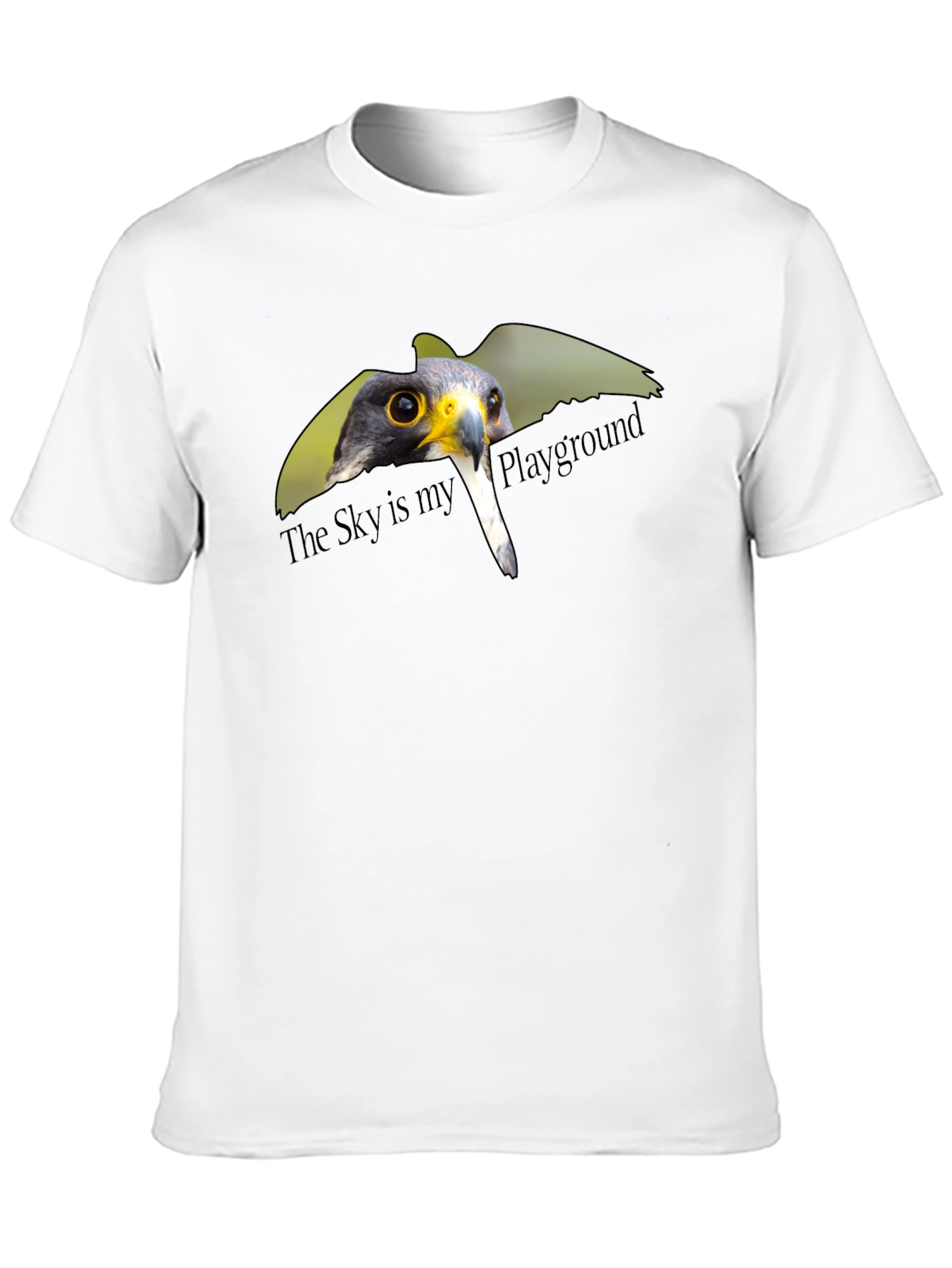 Hawk Graphic Tee: The Sky Is My Playground
