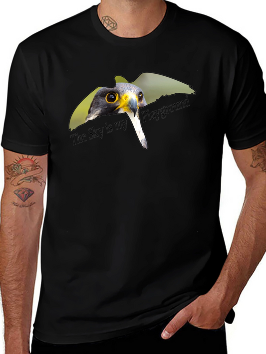 Hawk Graphic Tee: The Sky Is My Playground