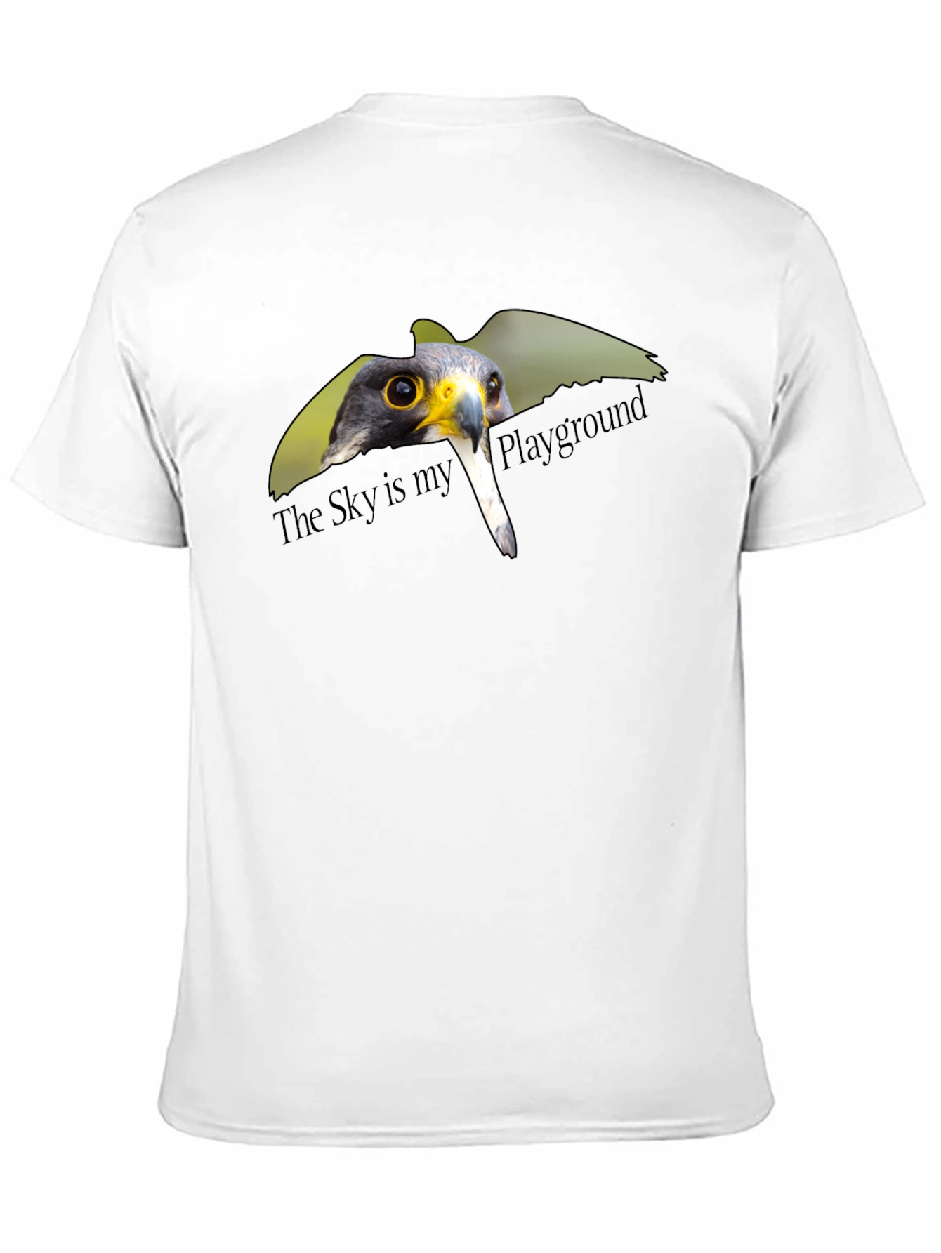 Hawk Graphic Tee: The Sky Is My Playground