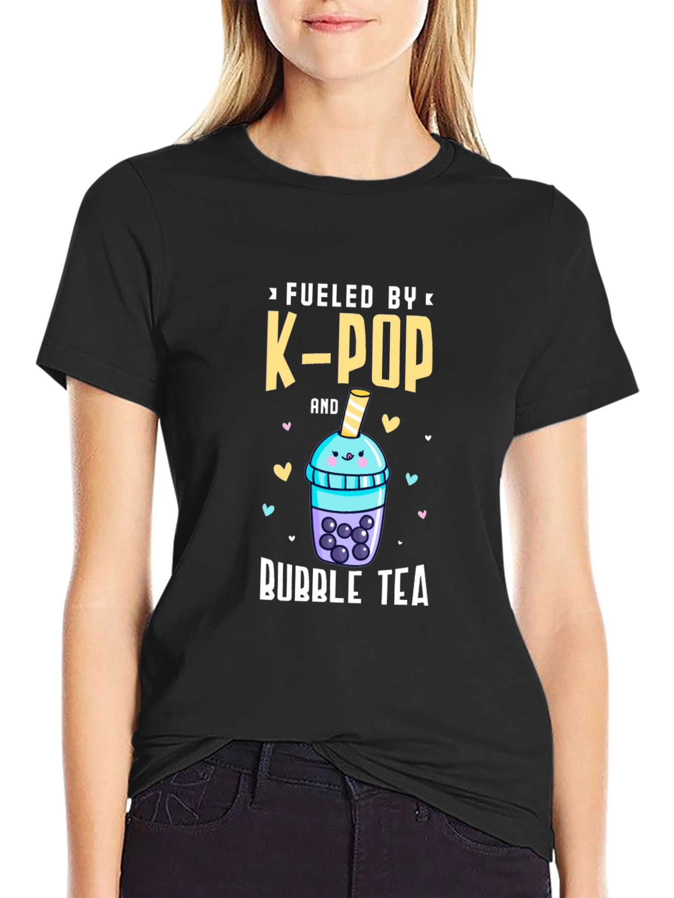 K-Pop & Bubble Tea Graphic Tee