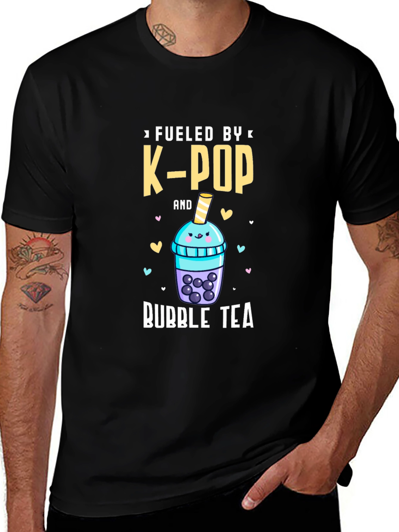 K-Pop & Bubble Tea Graphic Tee