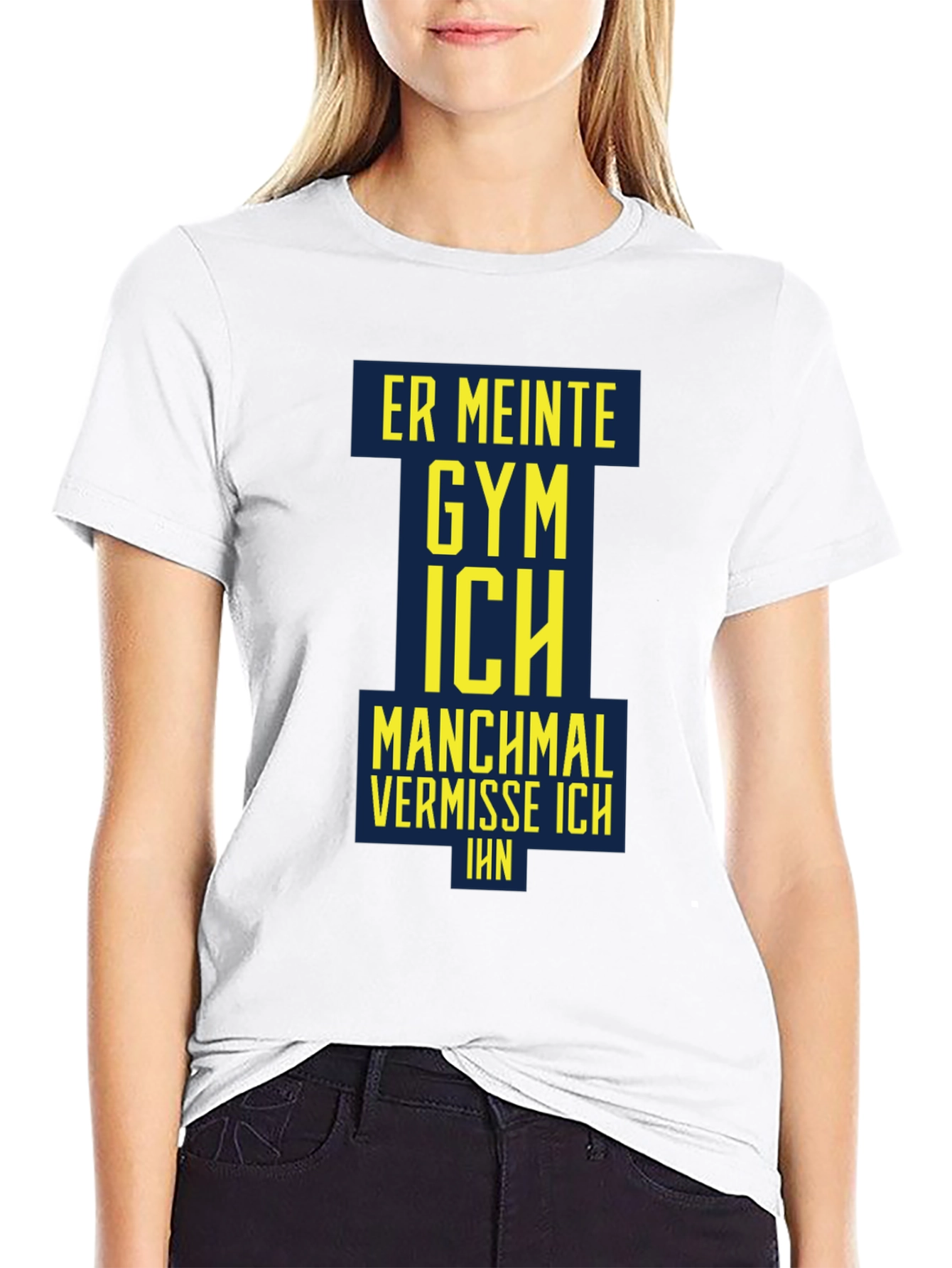 Mens Black Graphic T-Shirt - Gym Humor