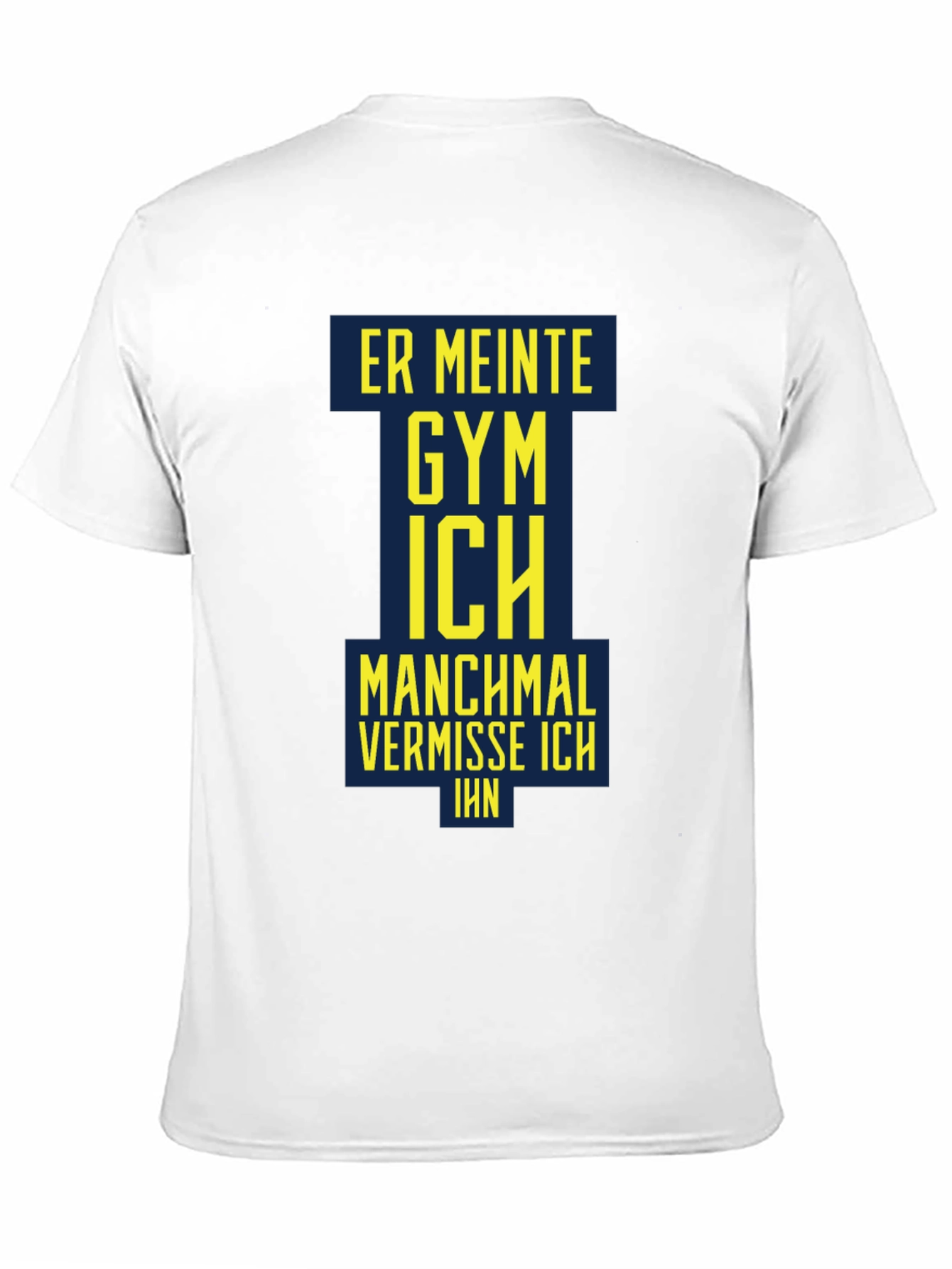 Mens Black Graphic T-Shirt - Gym Humor