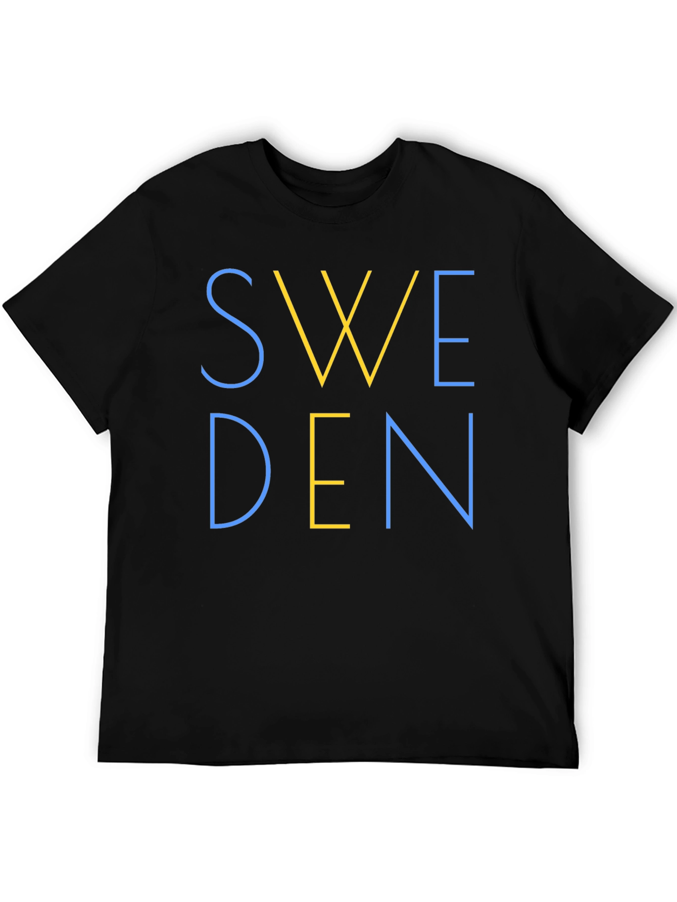 Sweden Graphic Tee - Stylish Patriotic T-Shirt