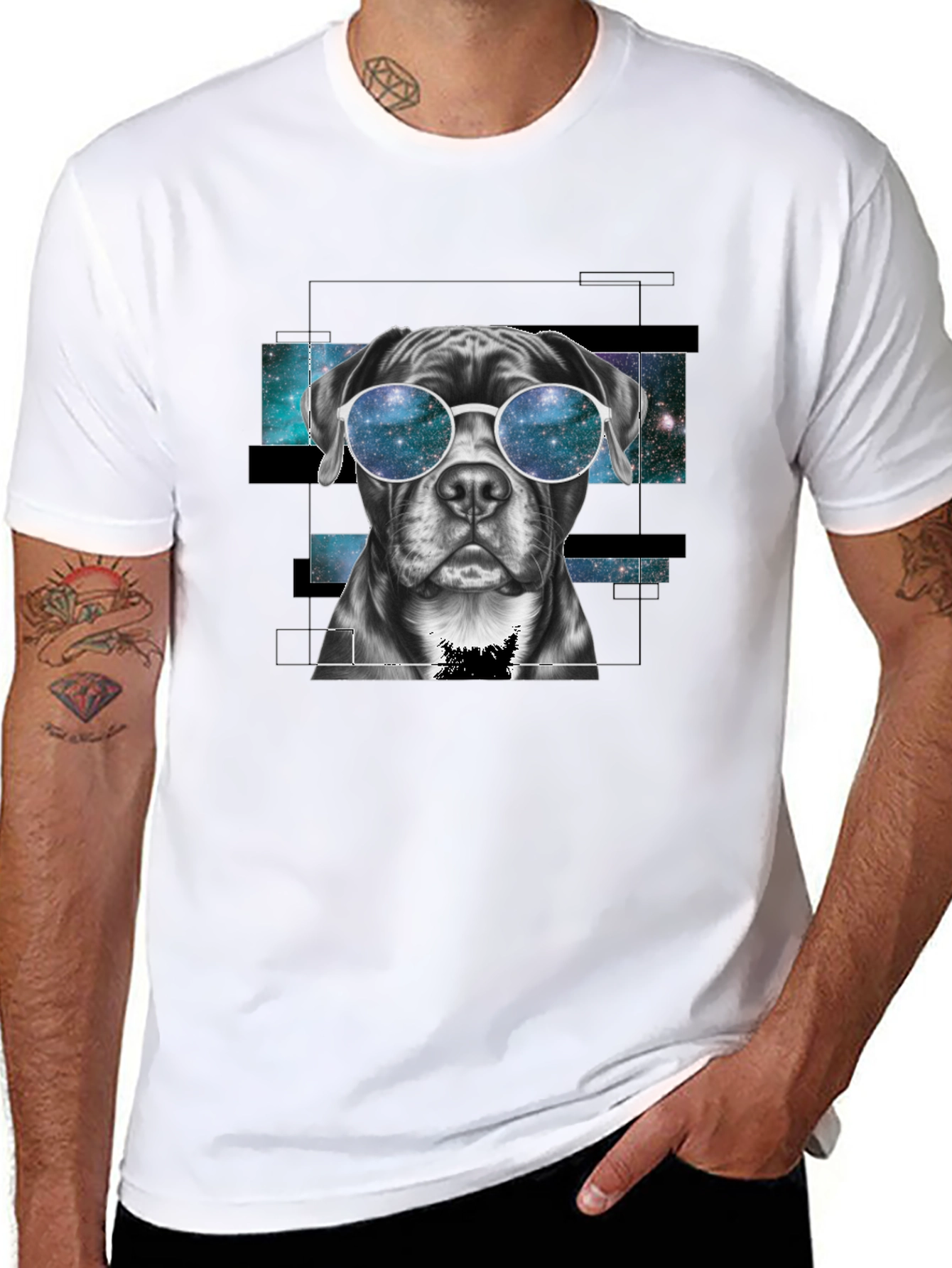 Cool Dog Graphic T-Shirt