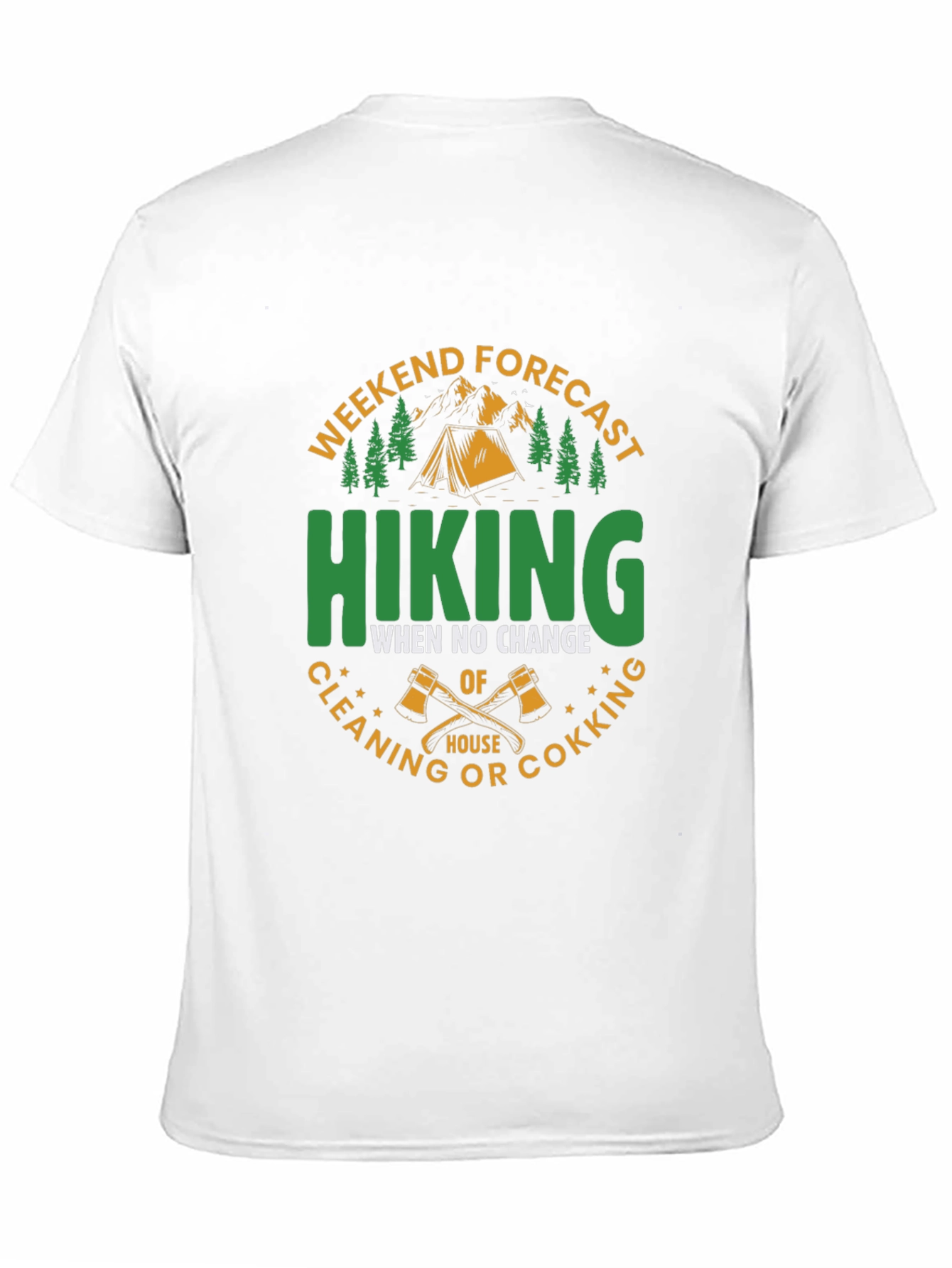 Hiking Weekend Forecast Graphic Tee