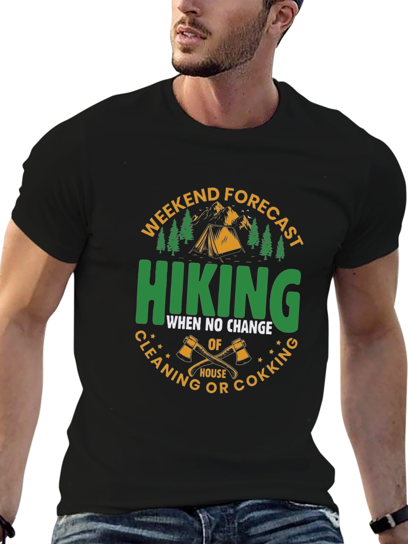 Hiking Weekend Forecast Graphic Tee
