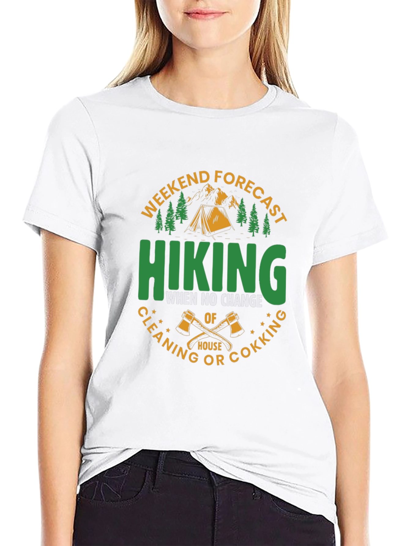 Hiking Weekend Forecast Graphic Tee