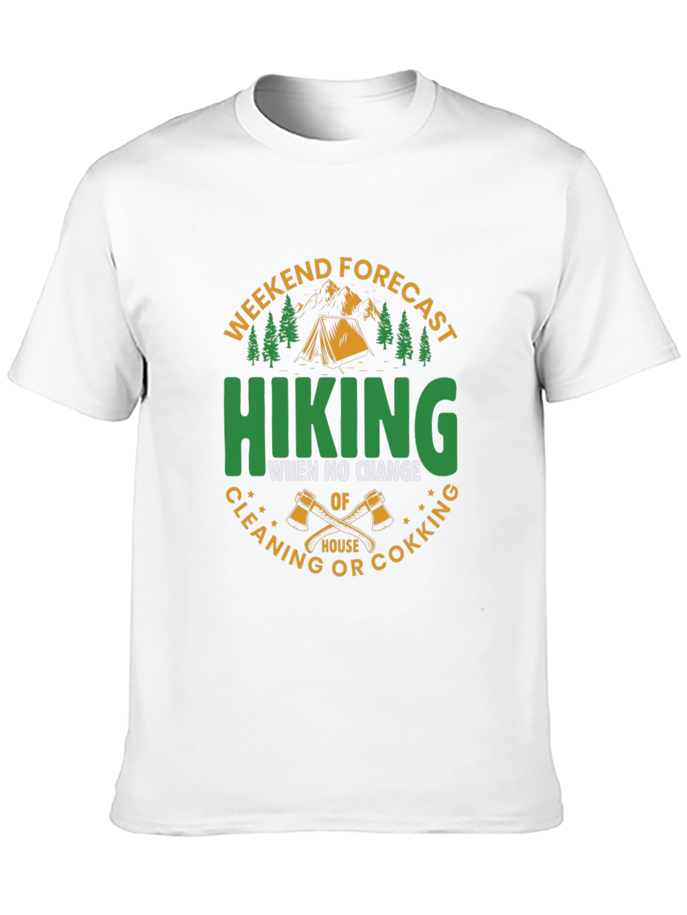 Hiking Weekend Forecast Graphic Tee