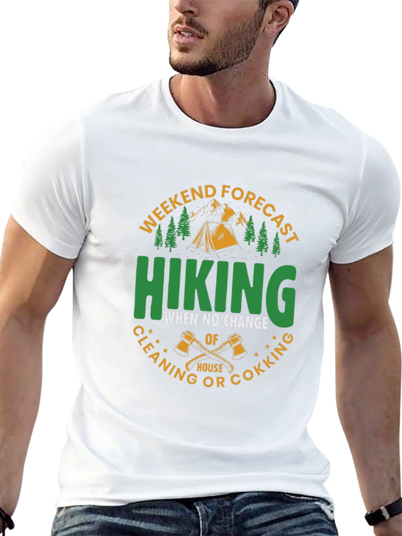 Hiking Weekend Forecast Graphic Tee