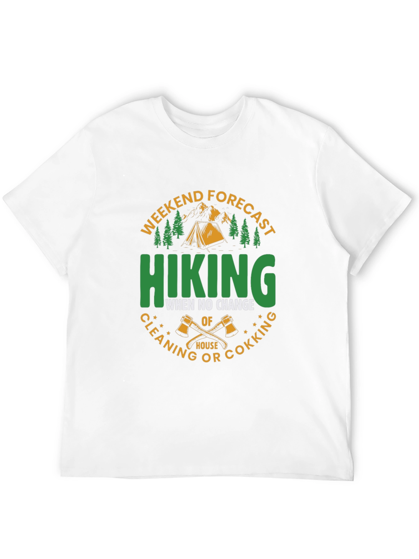 Hiking Weekend Forecast Graphic Tee