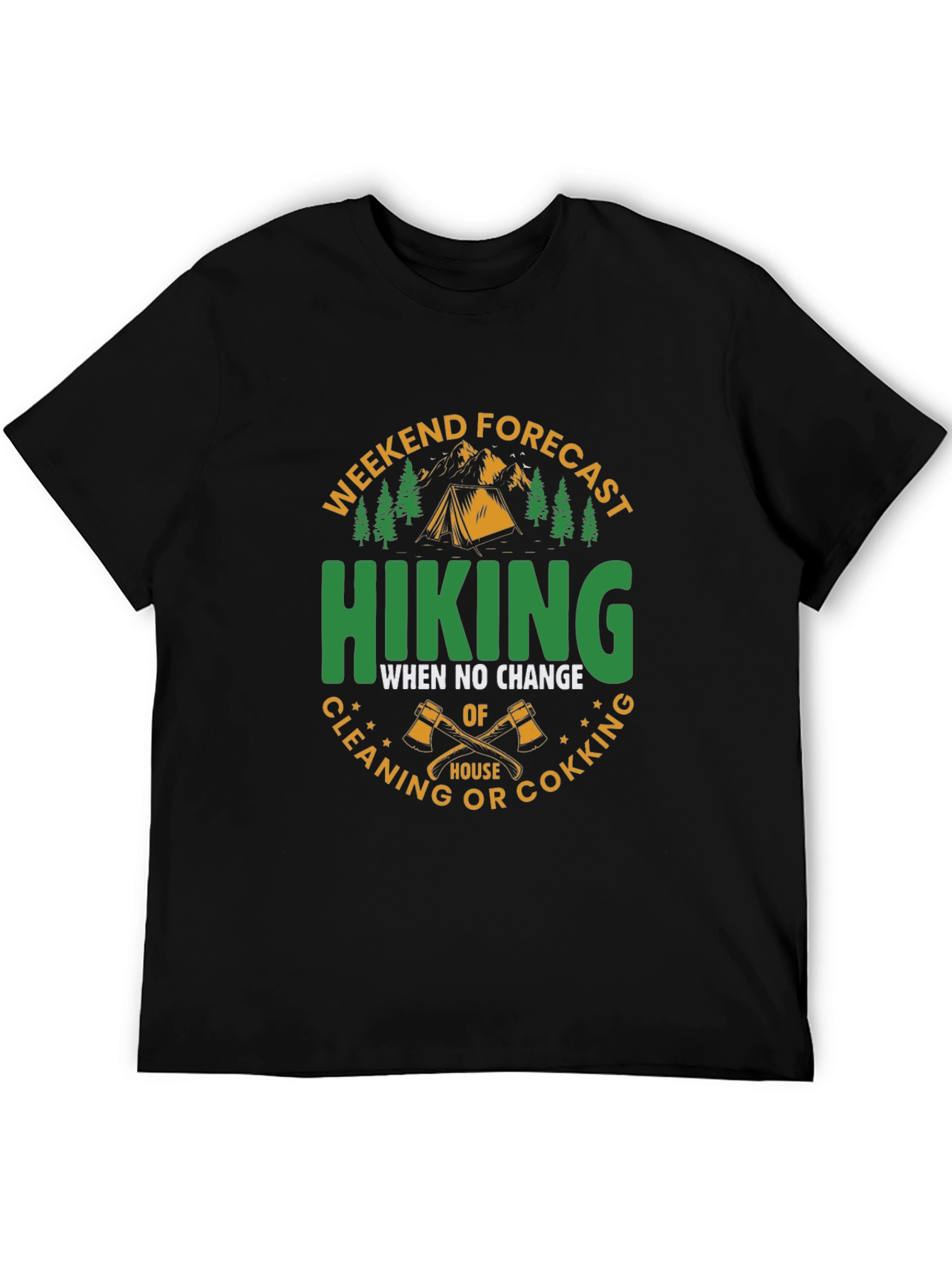 Hiking Weekend Forecast Graphic Tee