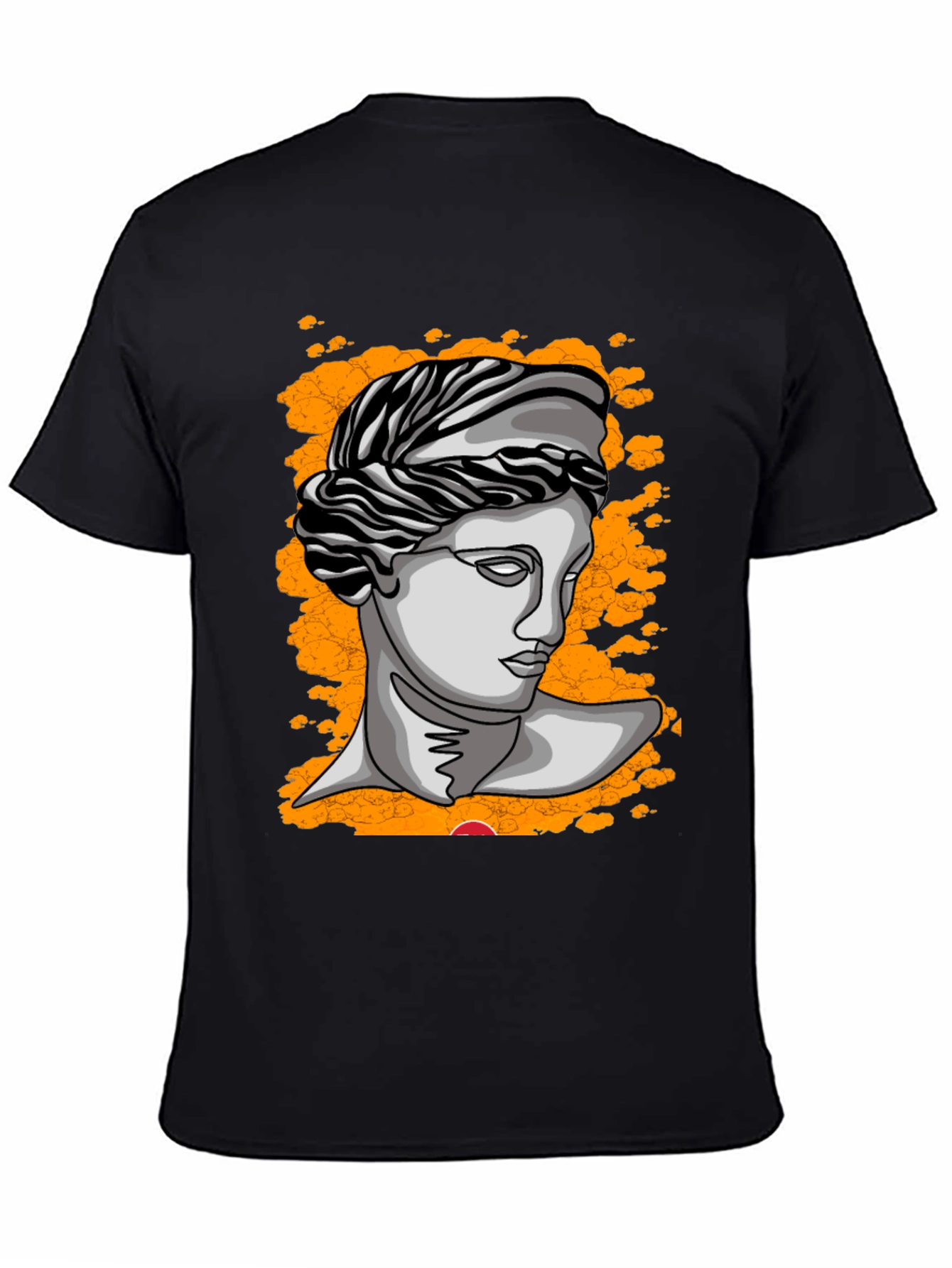 Statue Graphic Tee - Modern Art T-Shirt