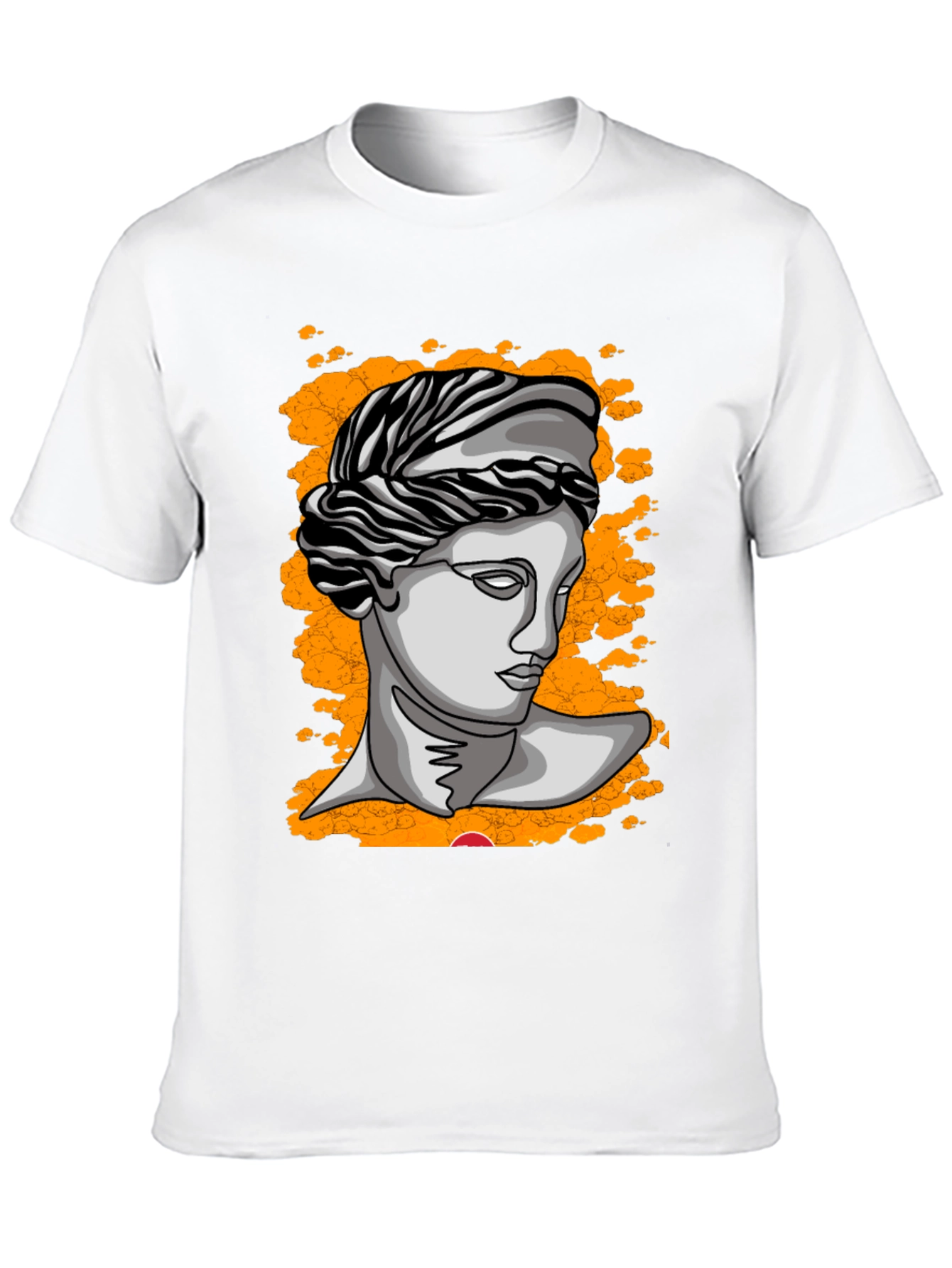 Statue Graphic Tee - Modern Art T-Shirt