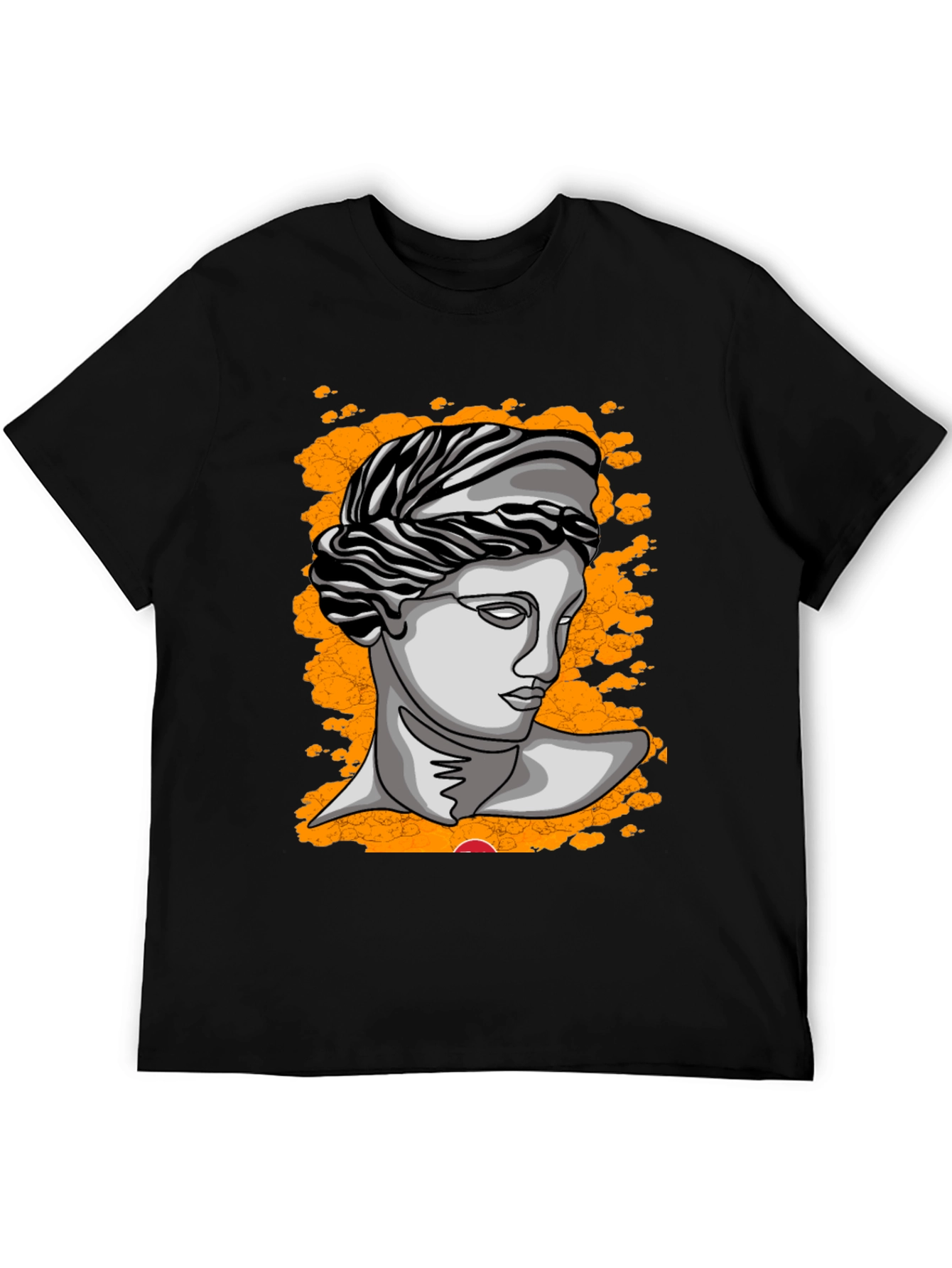 Statue Graphic Tee - Modern Art T-Shirt