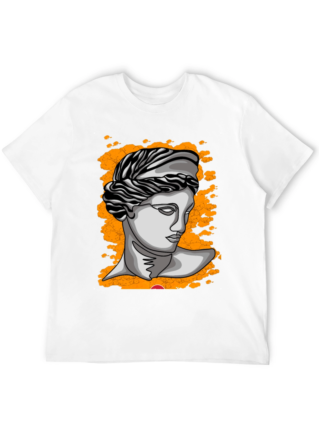 Statue Graphic Tee - Modern Art T-Shirt