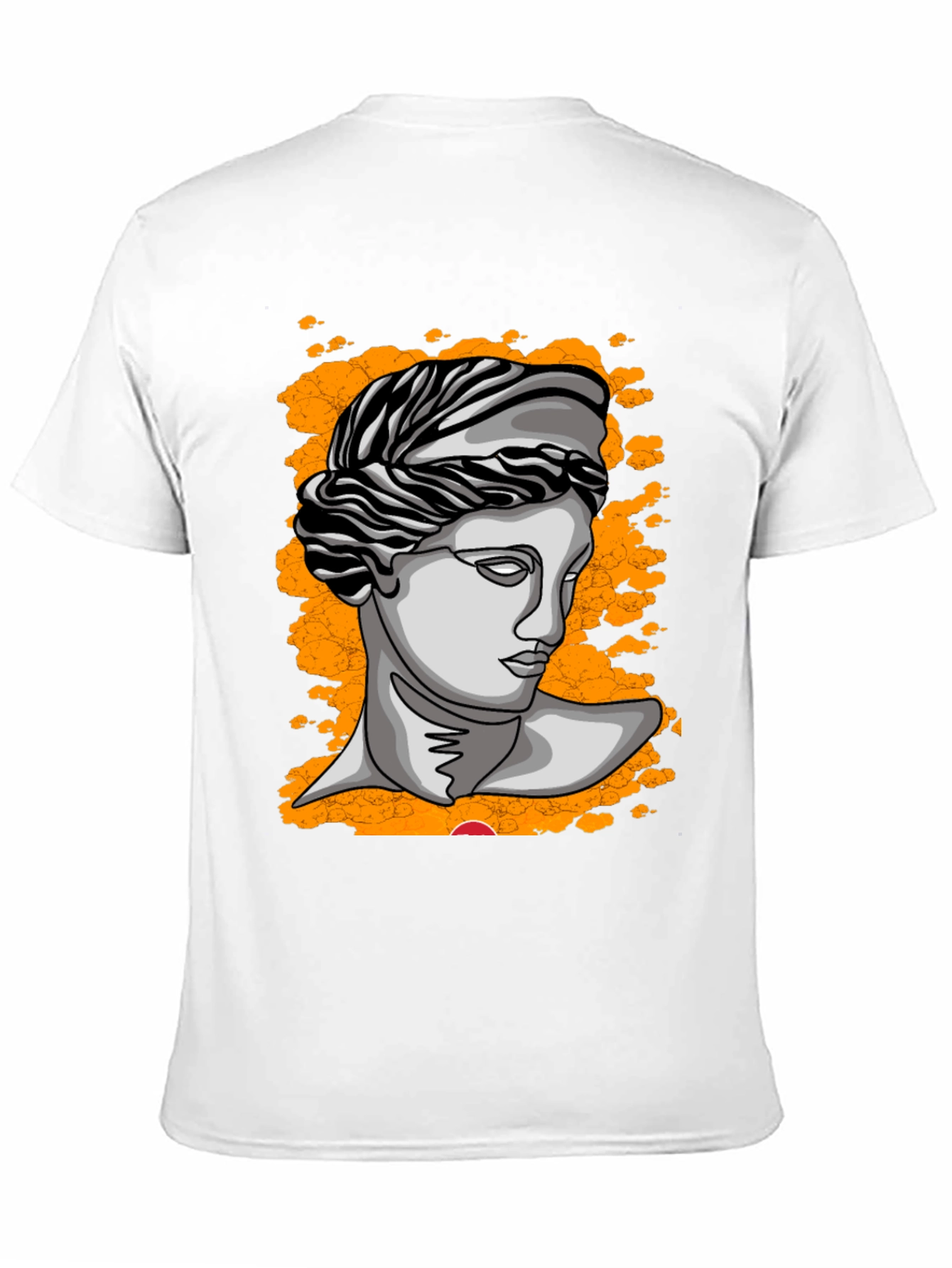Statue Graphic Tee - Modern Art T-Shirt