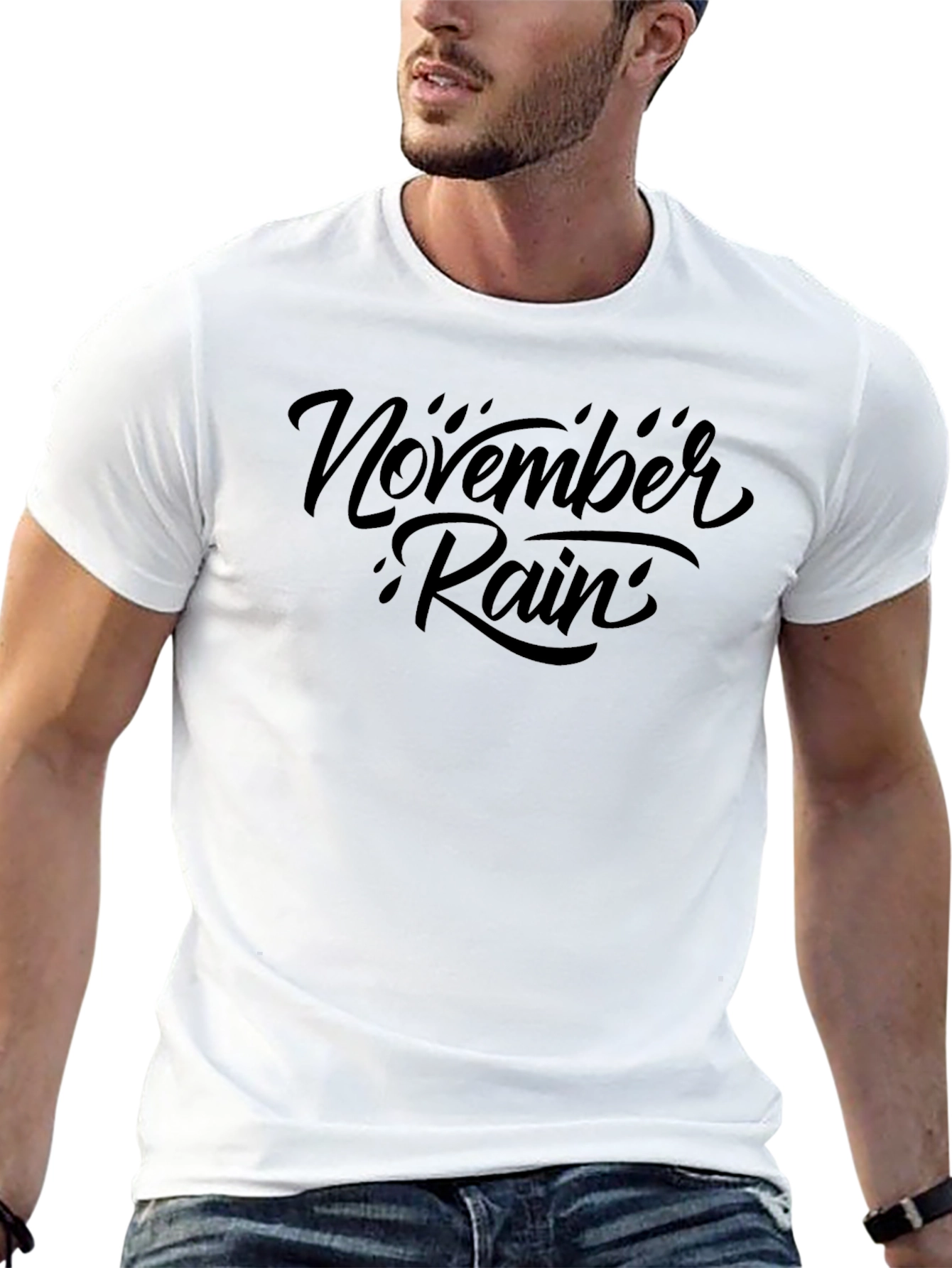 November Rain Graphic Print T-Shirt