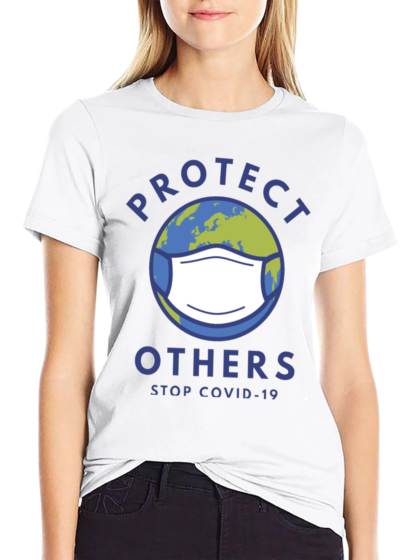 Protect Others Stop Covid-19 Graphic T-Shirt