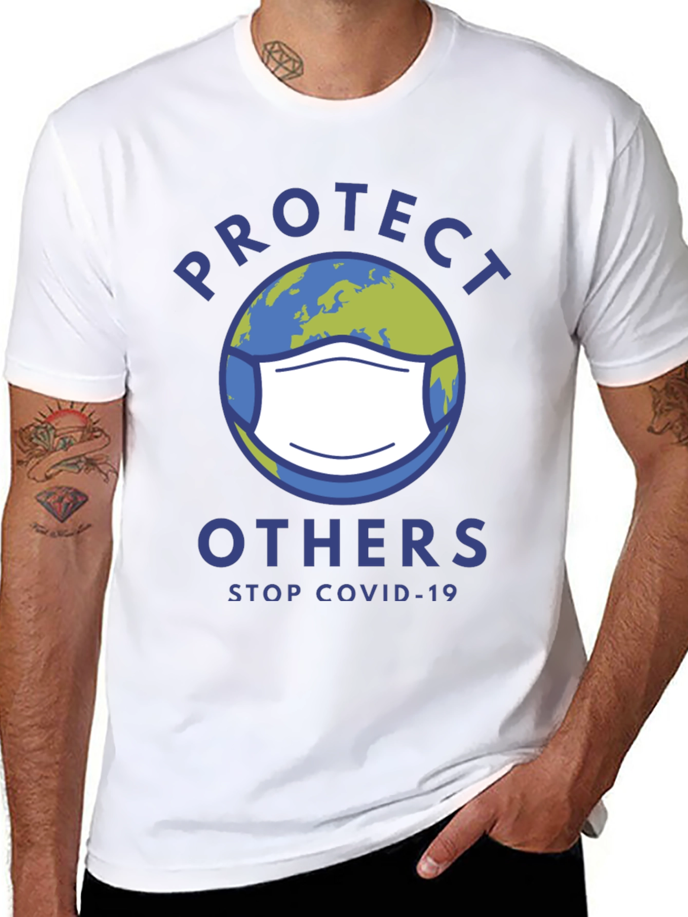 Protect Others Stop Covid-19 Graphic T-Shirt