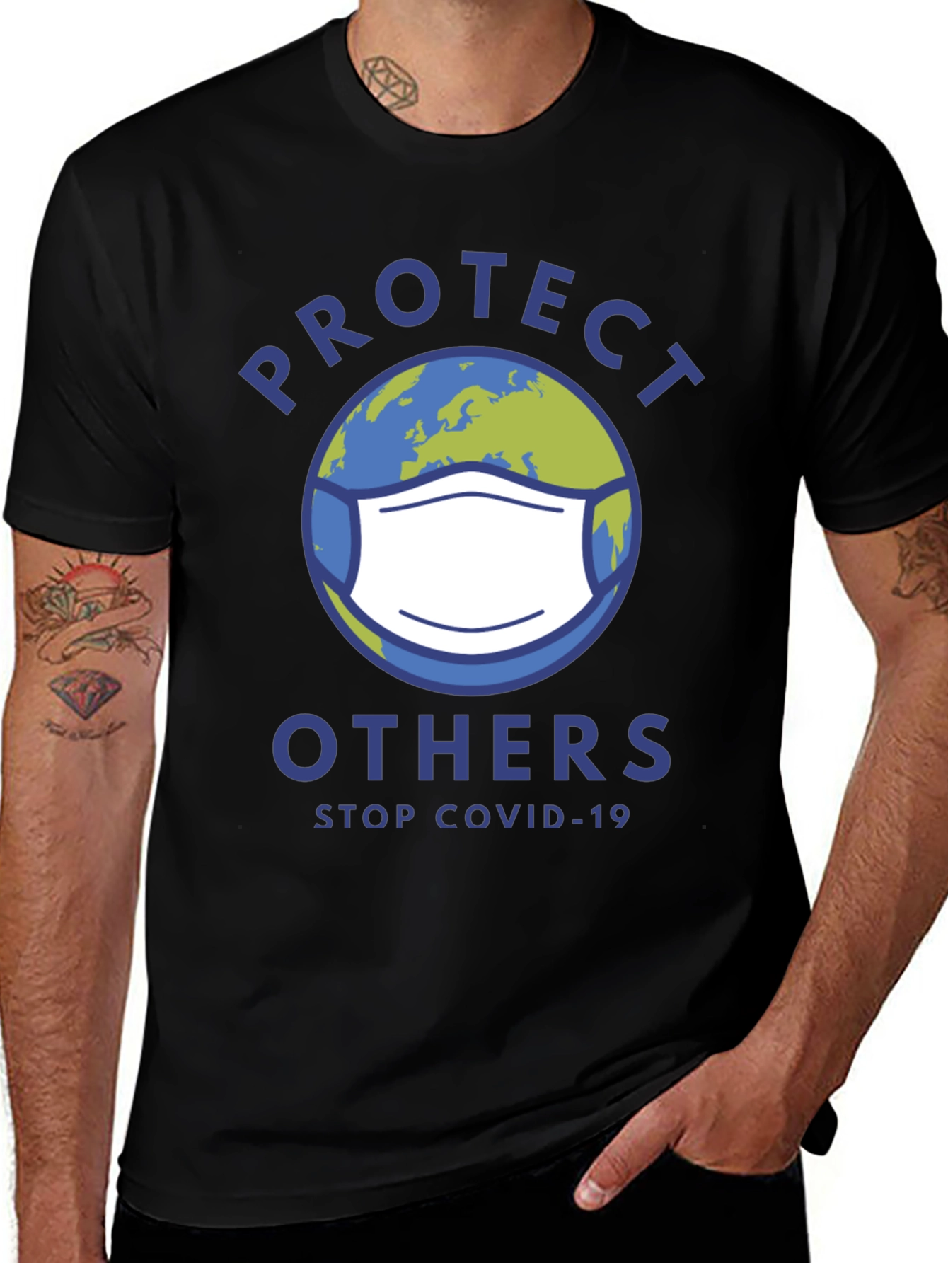 Protect Others Stop Covid-19 Graphic T-Shirt