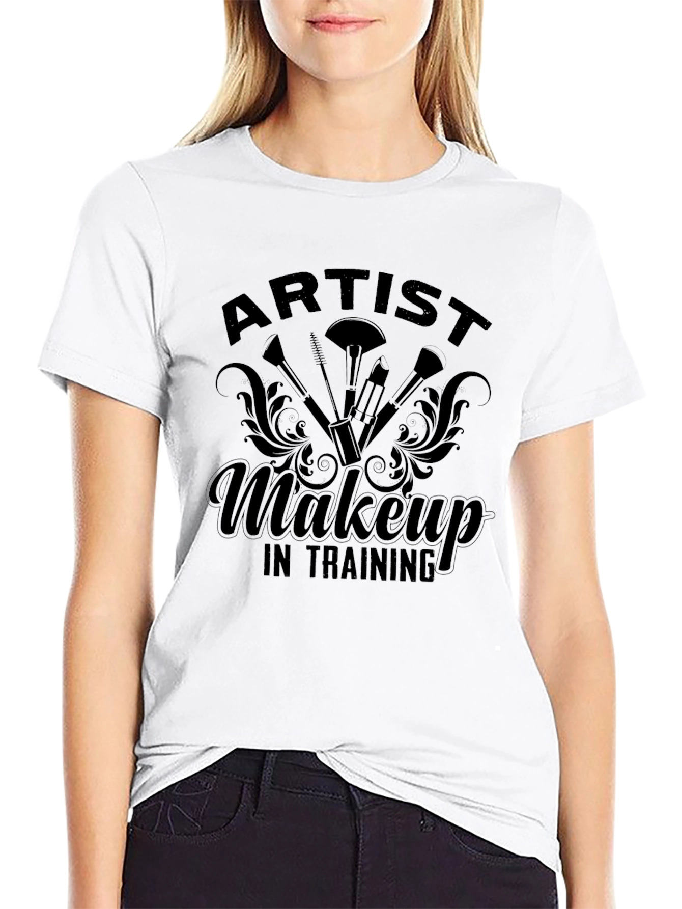 Makeup Artist in Training Black T-Shirt