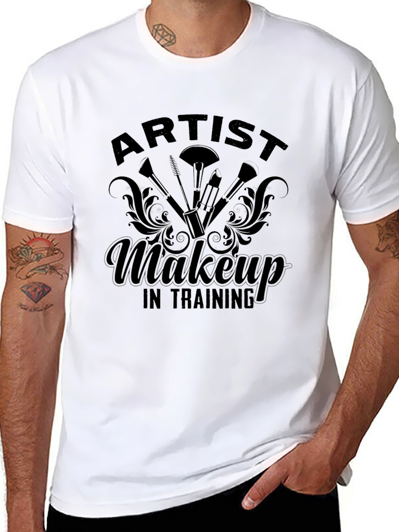 Makeup Artist in Training Black T-Shirt