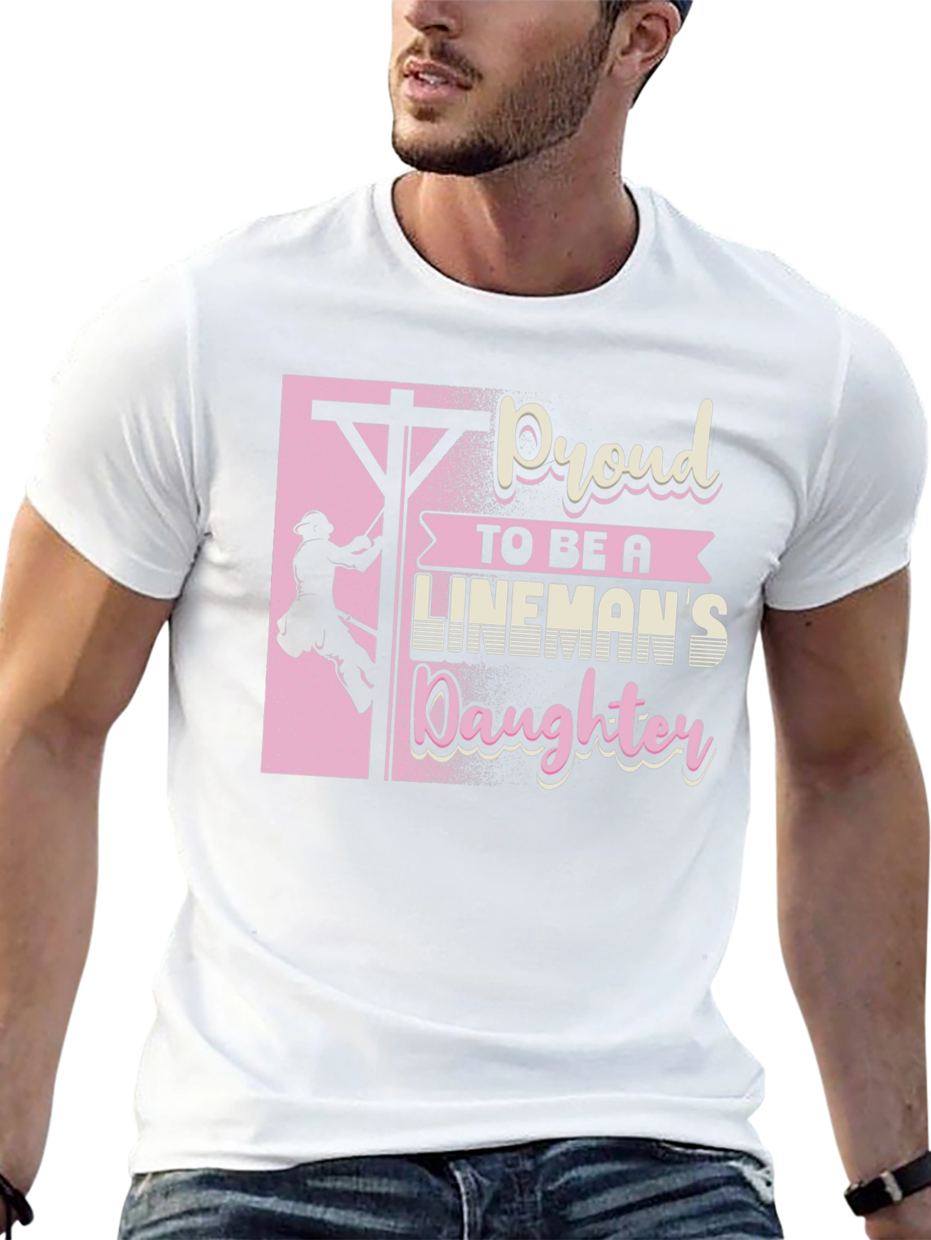 Proud Linemans Daughter T-Shirt