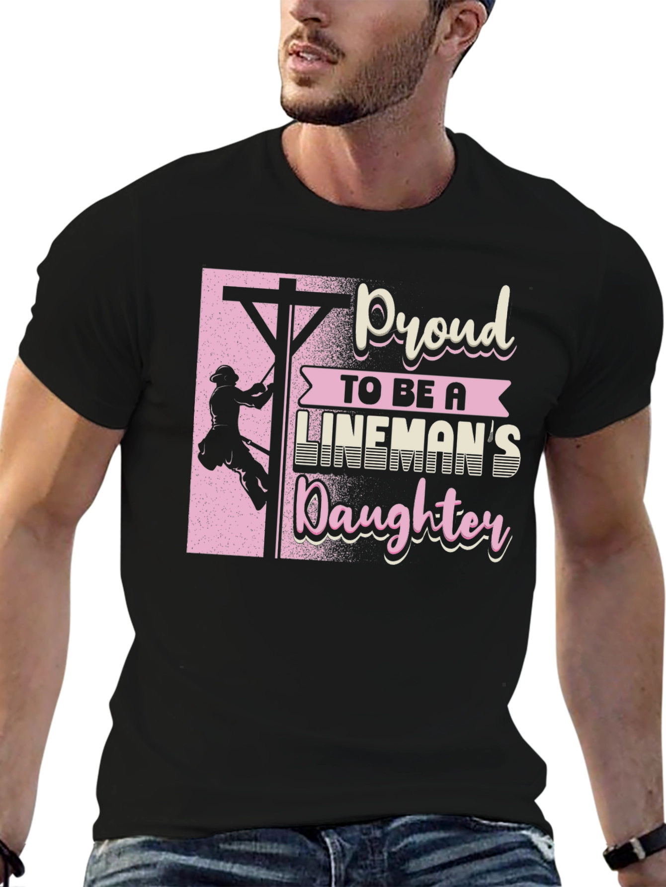 Proud Linemans Daughter T-Shirt
