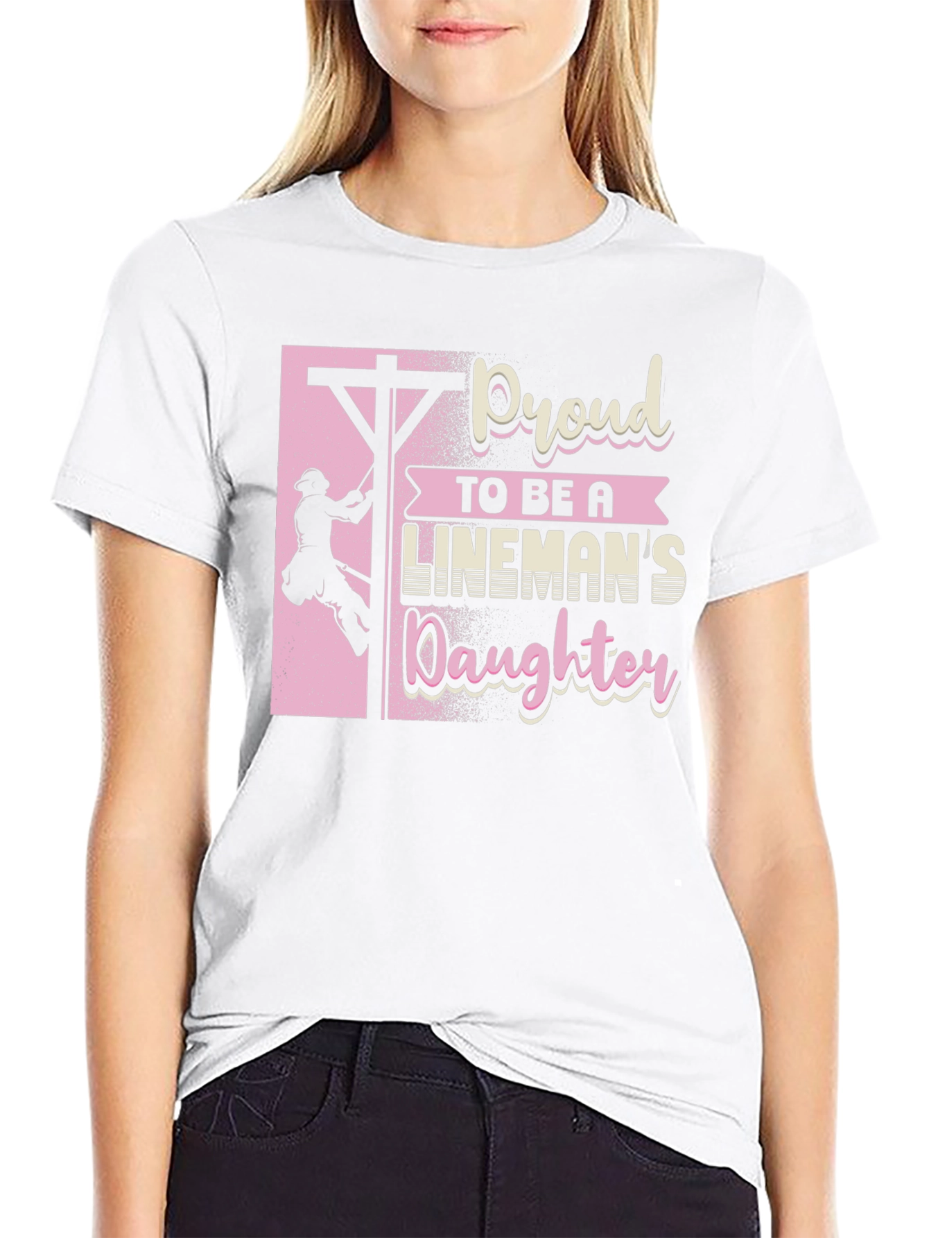 Proud Linemans Daughter T-Shirt